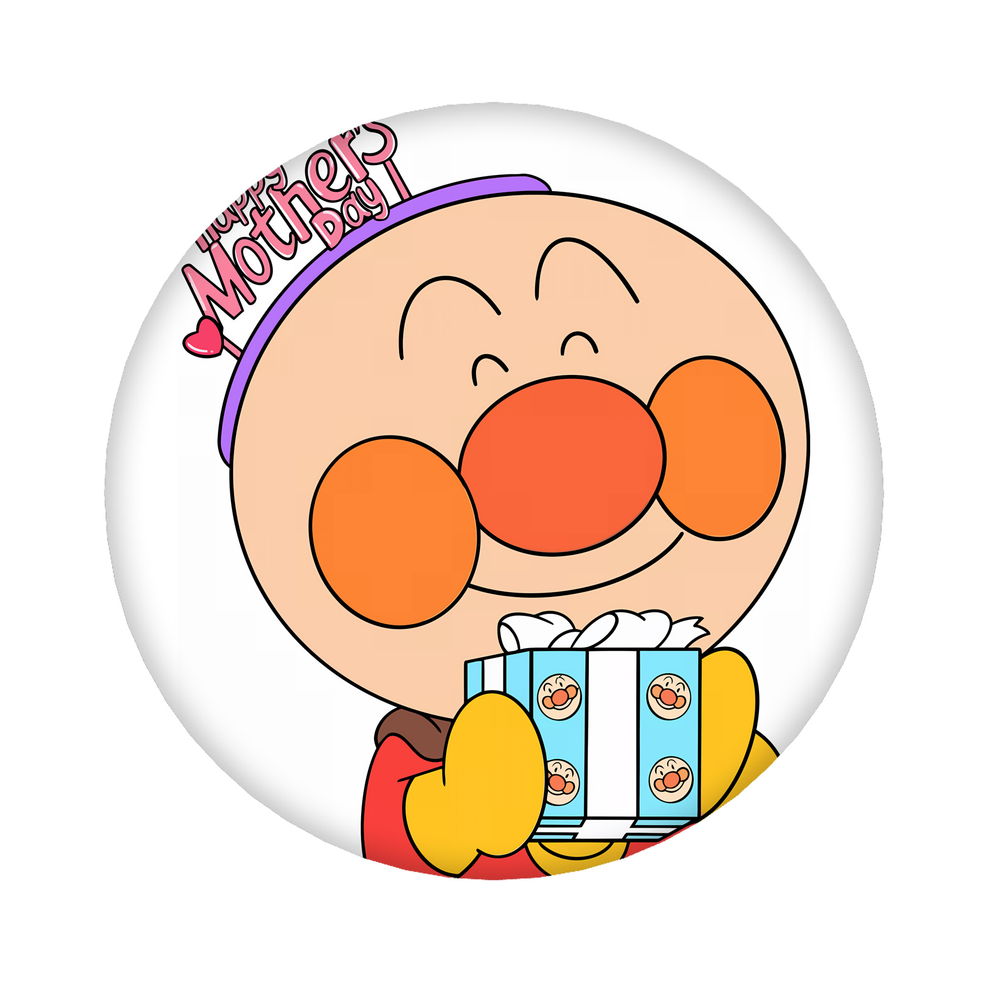 （画像用） アンパンマン Anpanman 6cm 缶バッジ 複数セット