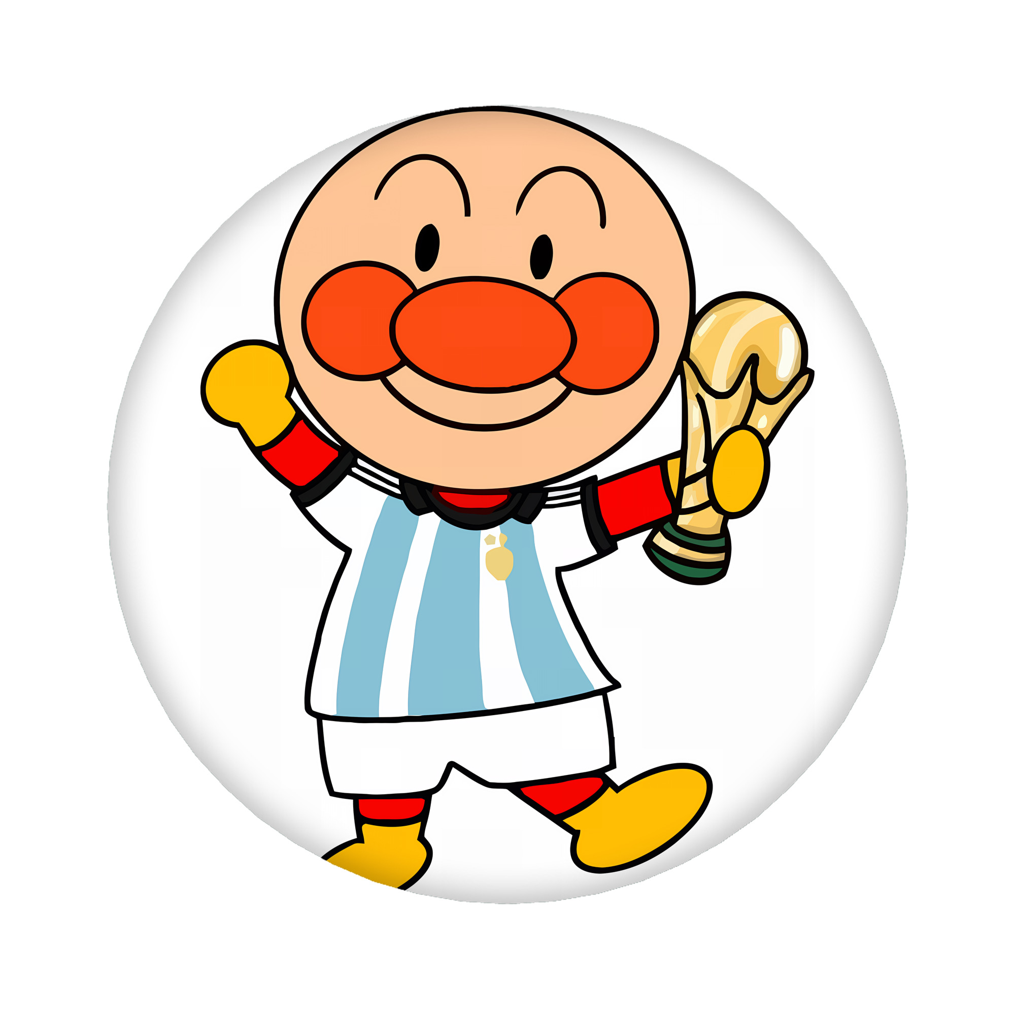 （画像用） アンパンマン Anpanman 6cm 缶バッジ 複数セット