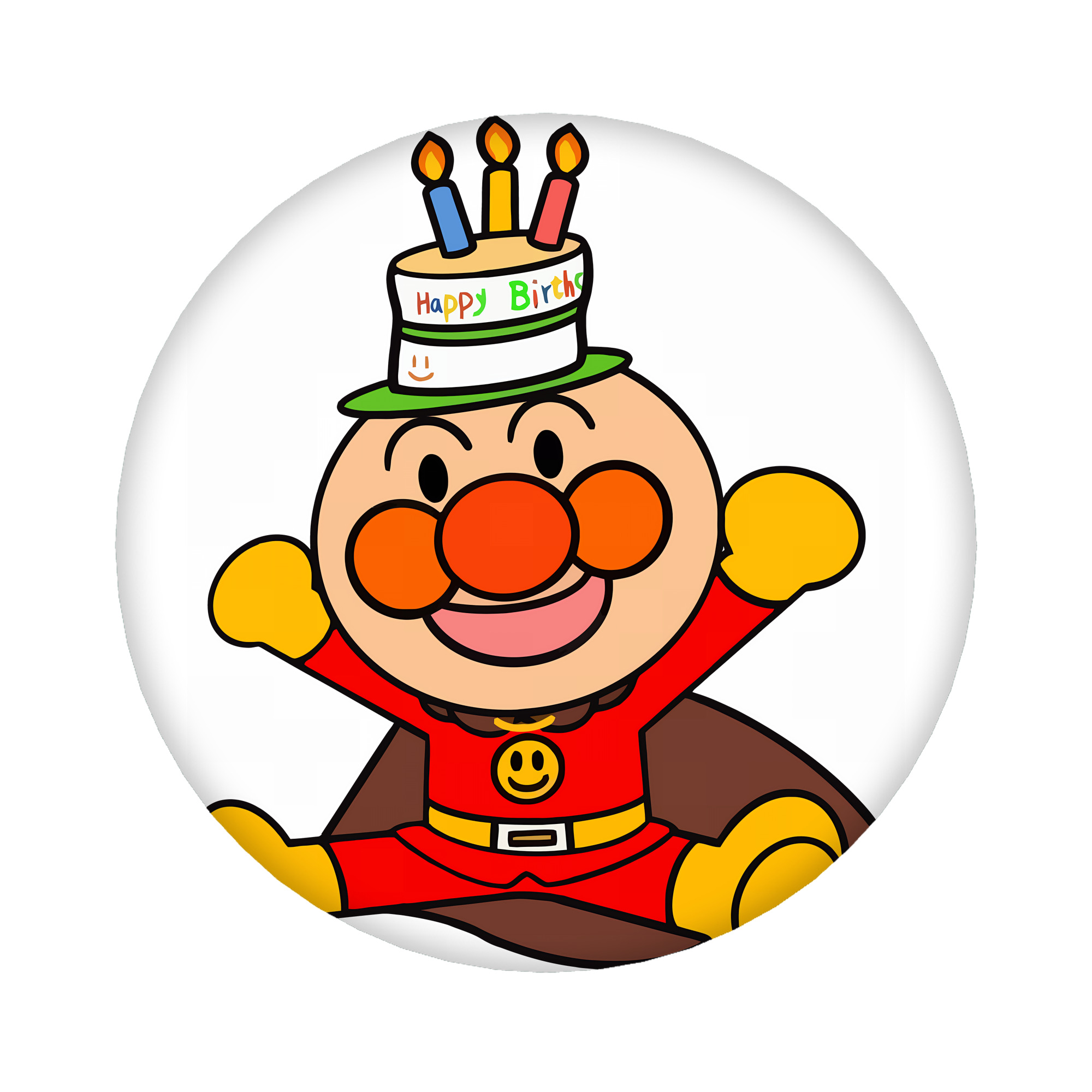 （画像用） アンパンマン Anpanman 6cm 缶バッジ 複数セット