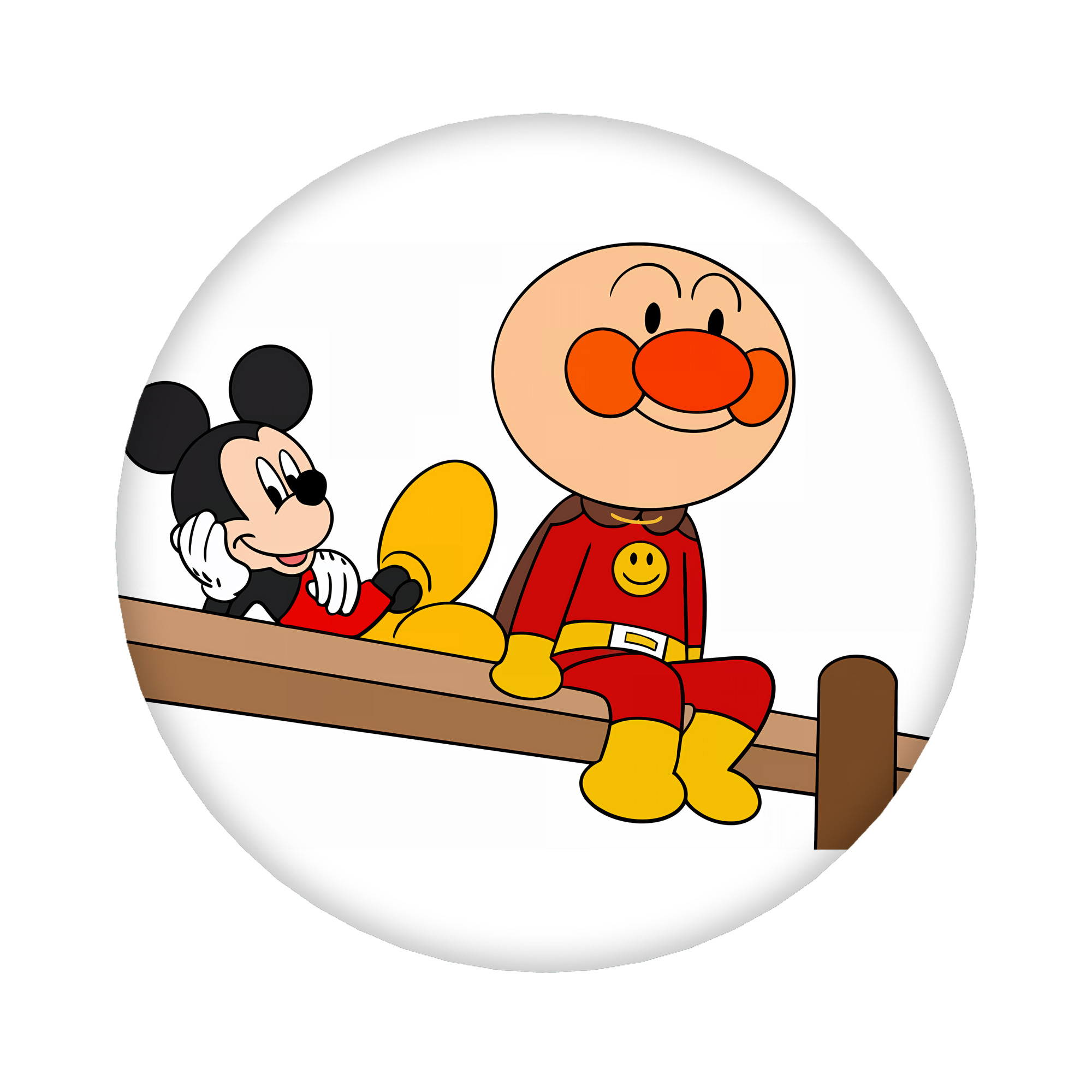 （画像用） アンパンマン Anpanman 6cm 缶バッジ 複数セット
