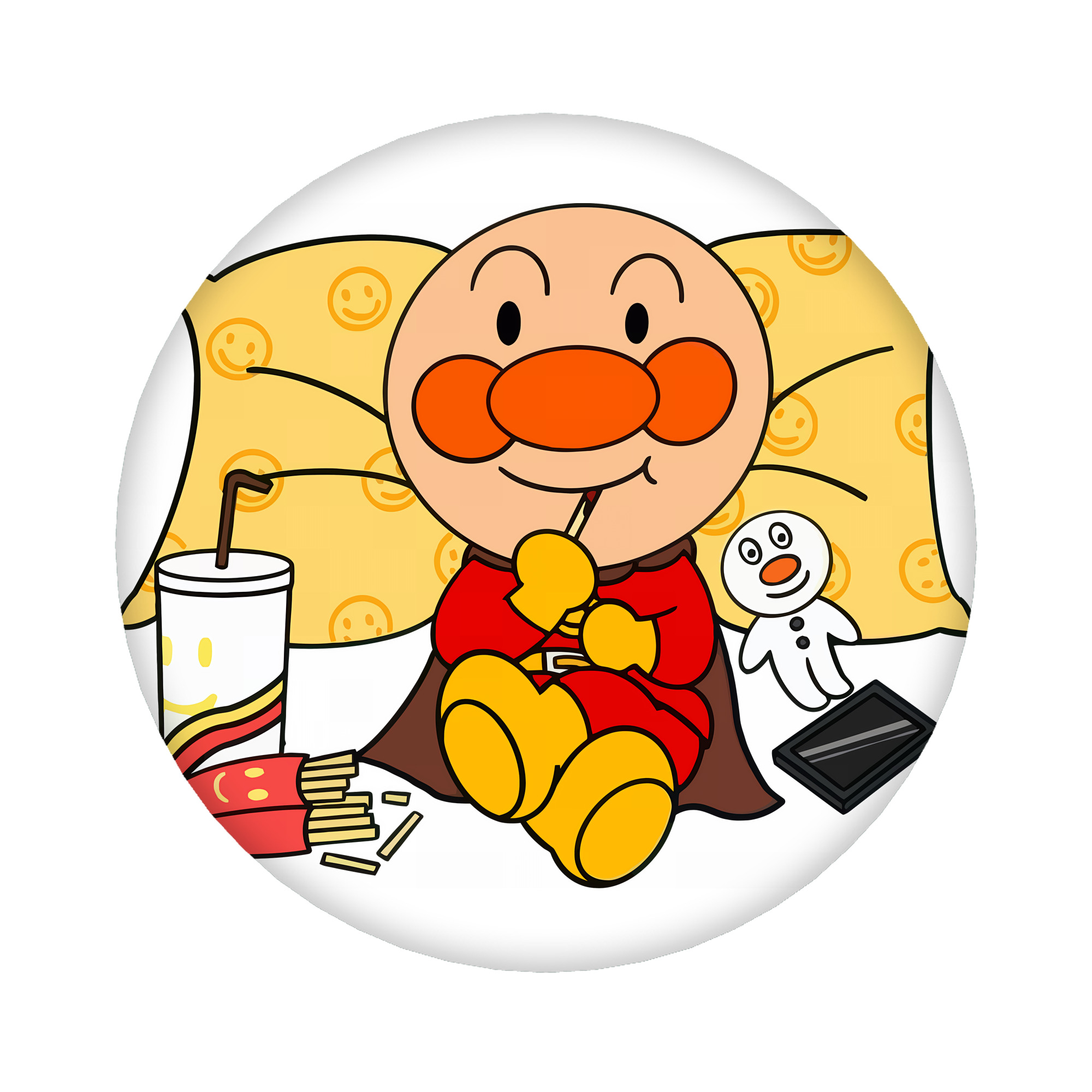 （画像用） アンパンマン Anpanman 6cm 缶バッジ 複数セット