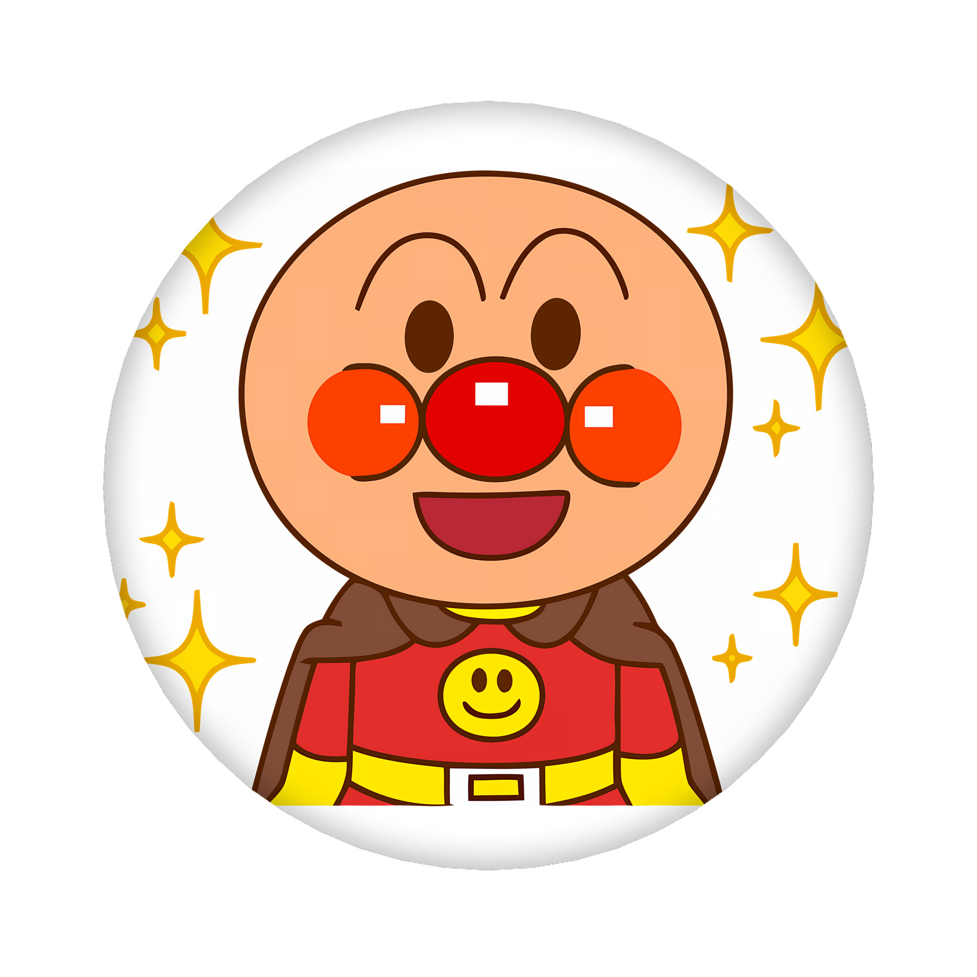（画像用） アンパンマン Anpanman 6cm 缶バッジ 複数セット