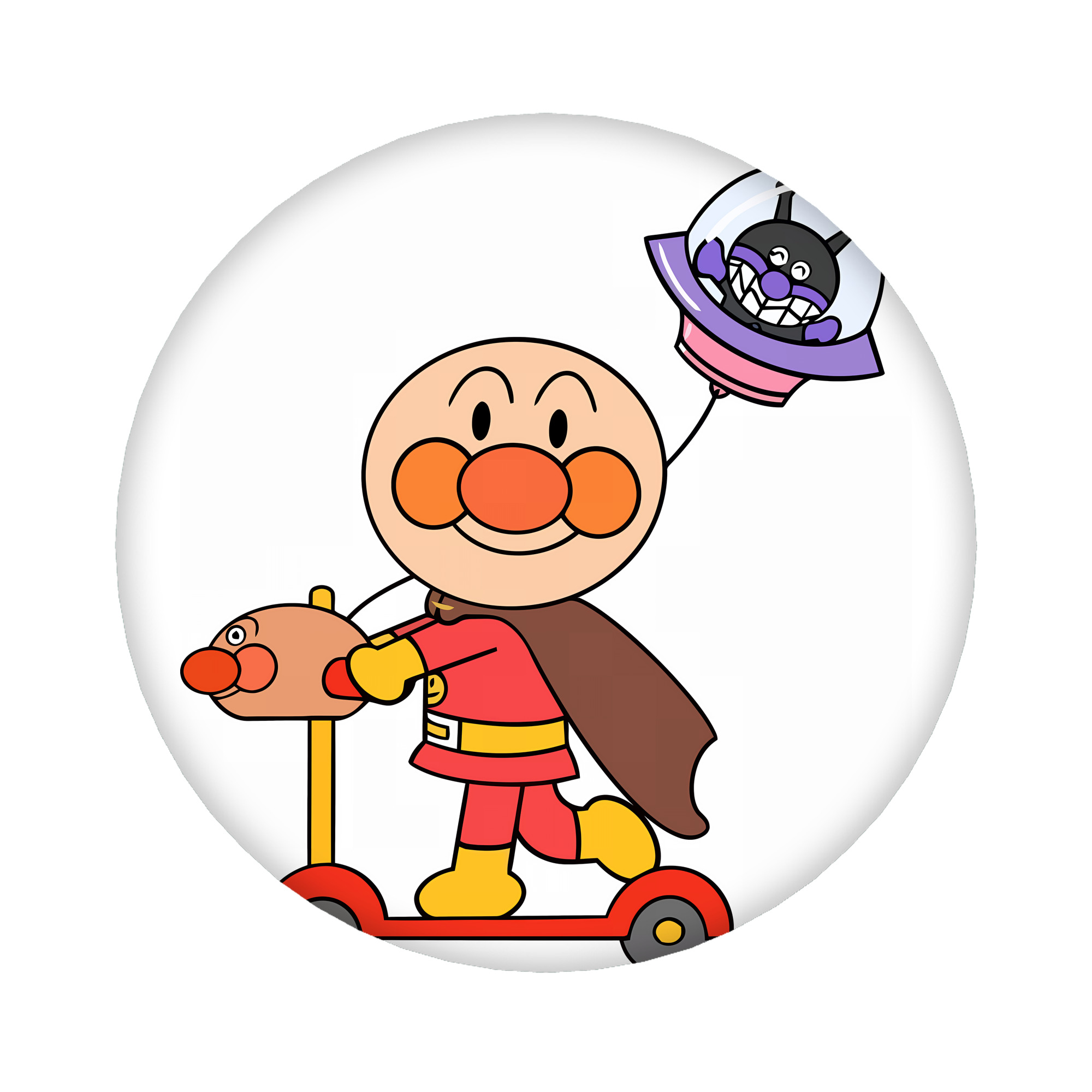（画像用） アンパンマン Anpanman 6cm 缶バッジ 複数セット
