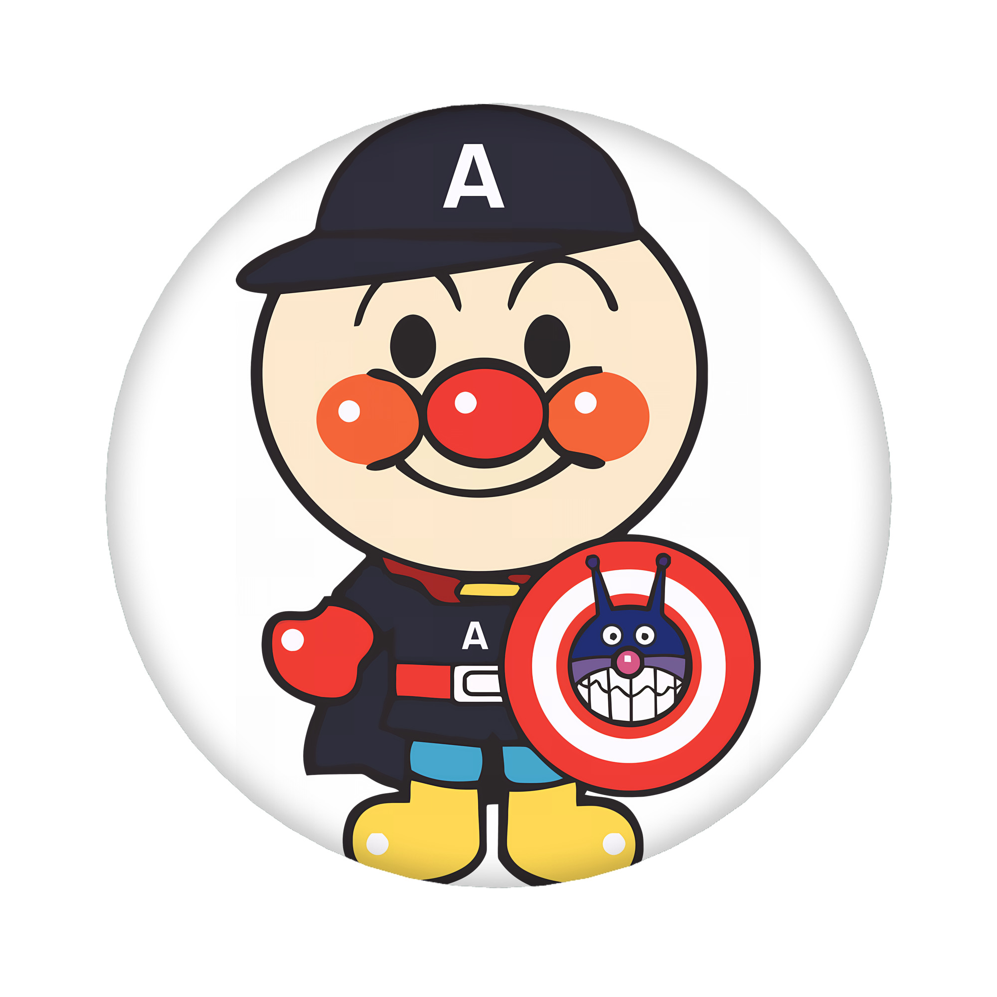 （画像用） アンパンマン Anpanman 6cm 缶バッジ 複数セット