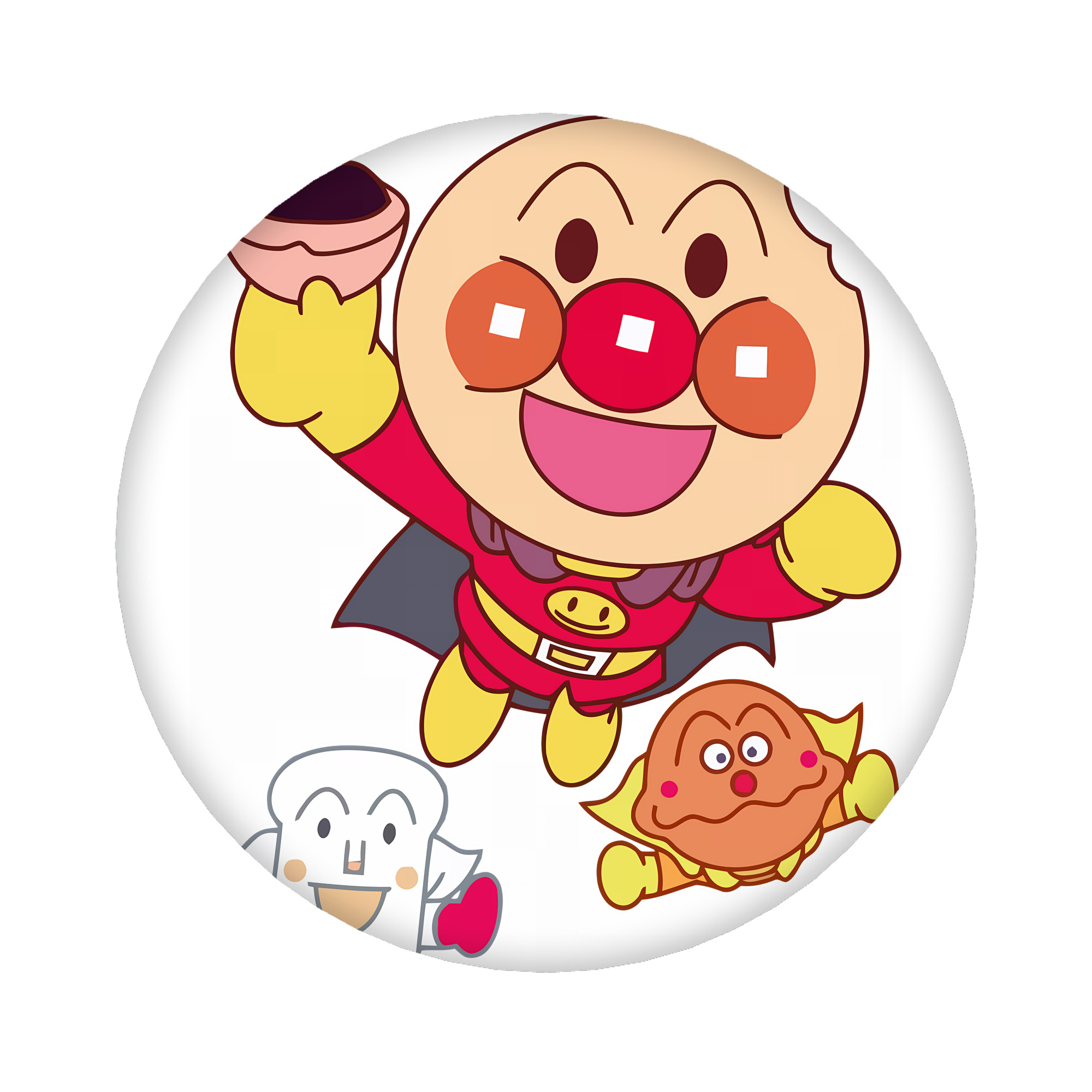 （画像用） アンパンマン Anpanman 6cm 缶バッジ 複数セット