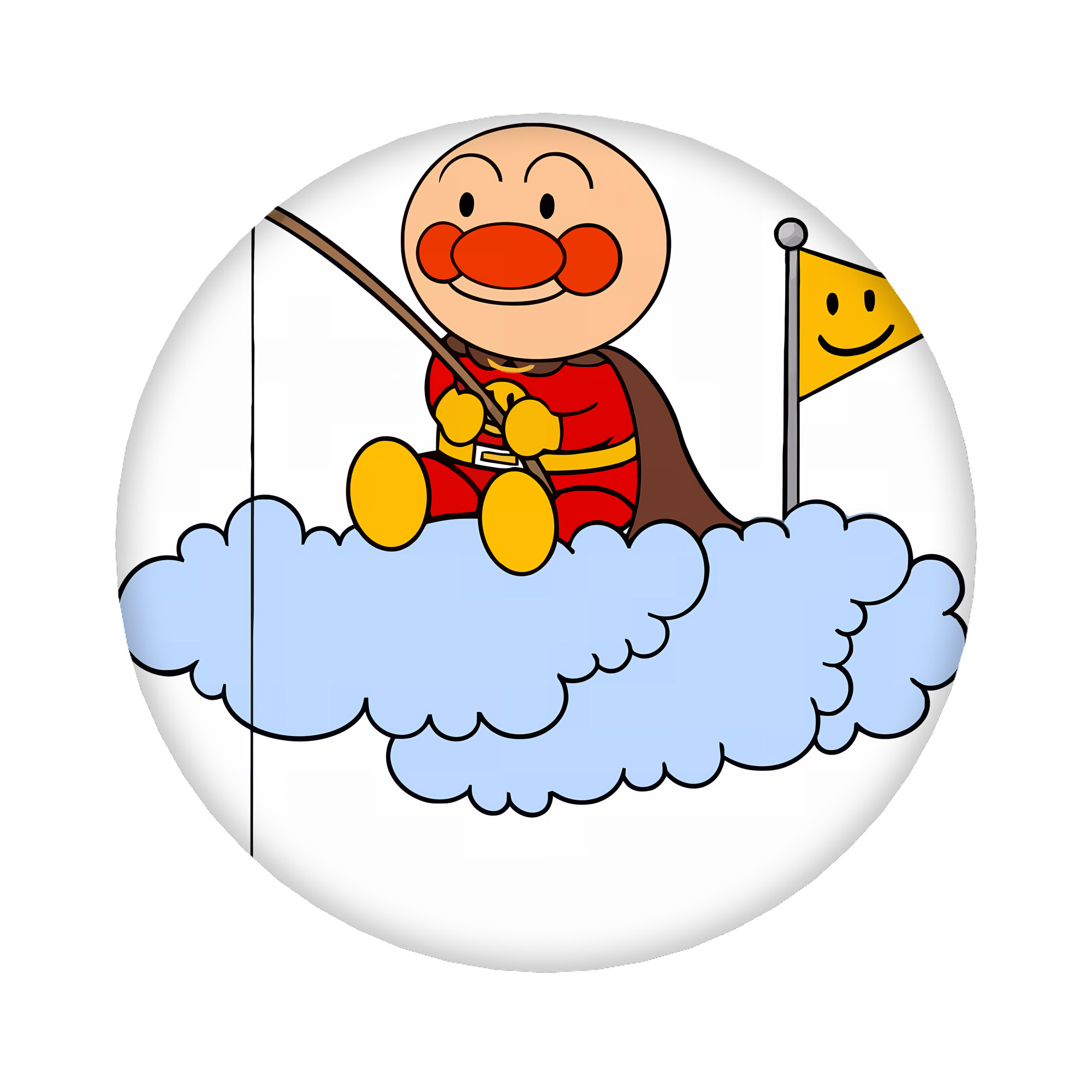 （画像用） アンパンマン Anpanman 6cm 缶バッジ 複数セット