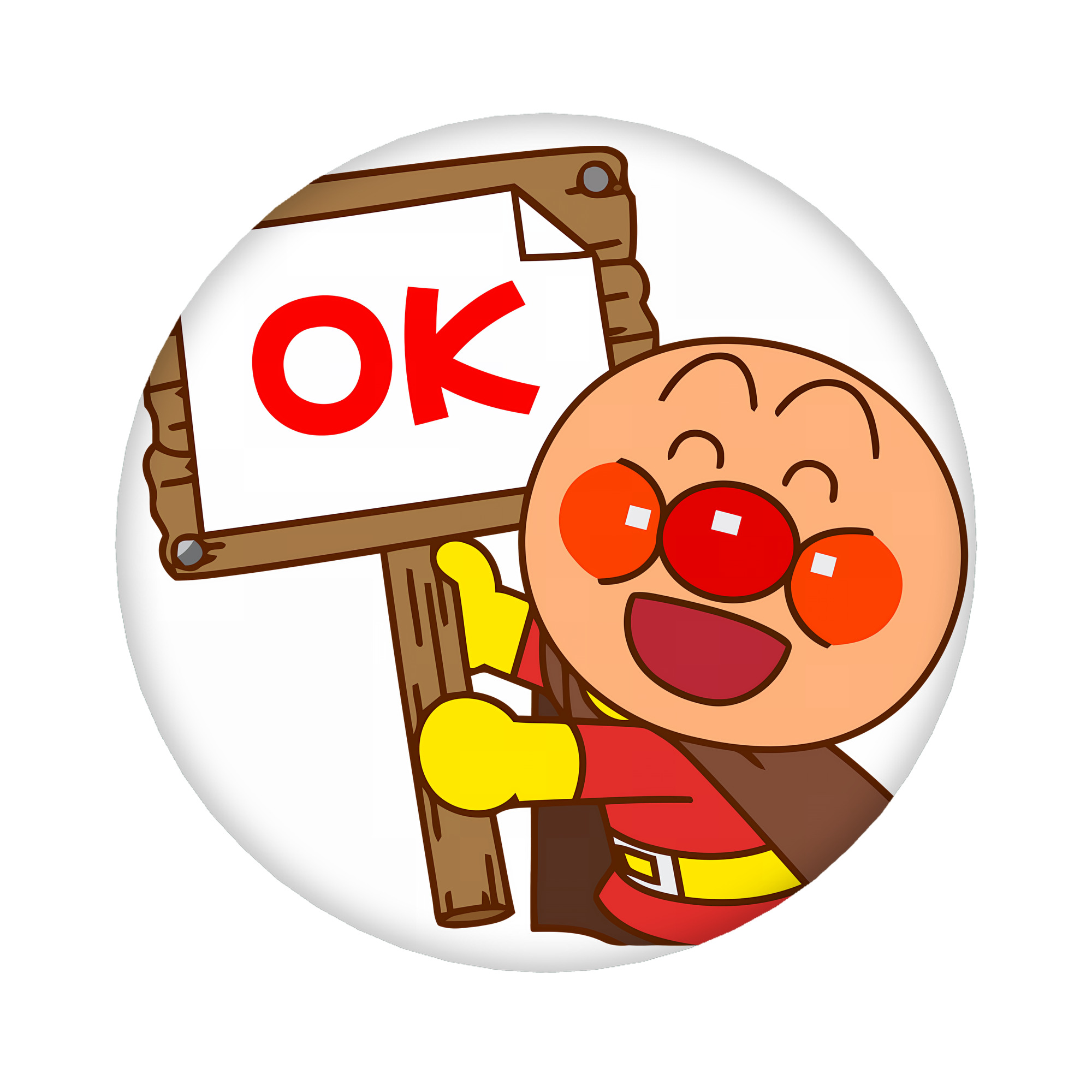 （画像用） アンパンマン Anpanman 6cm 缶バッジ 複数セット