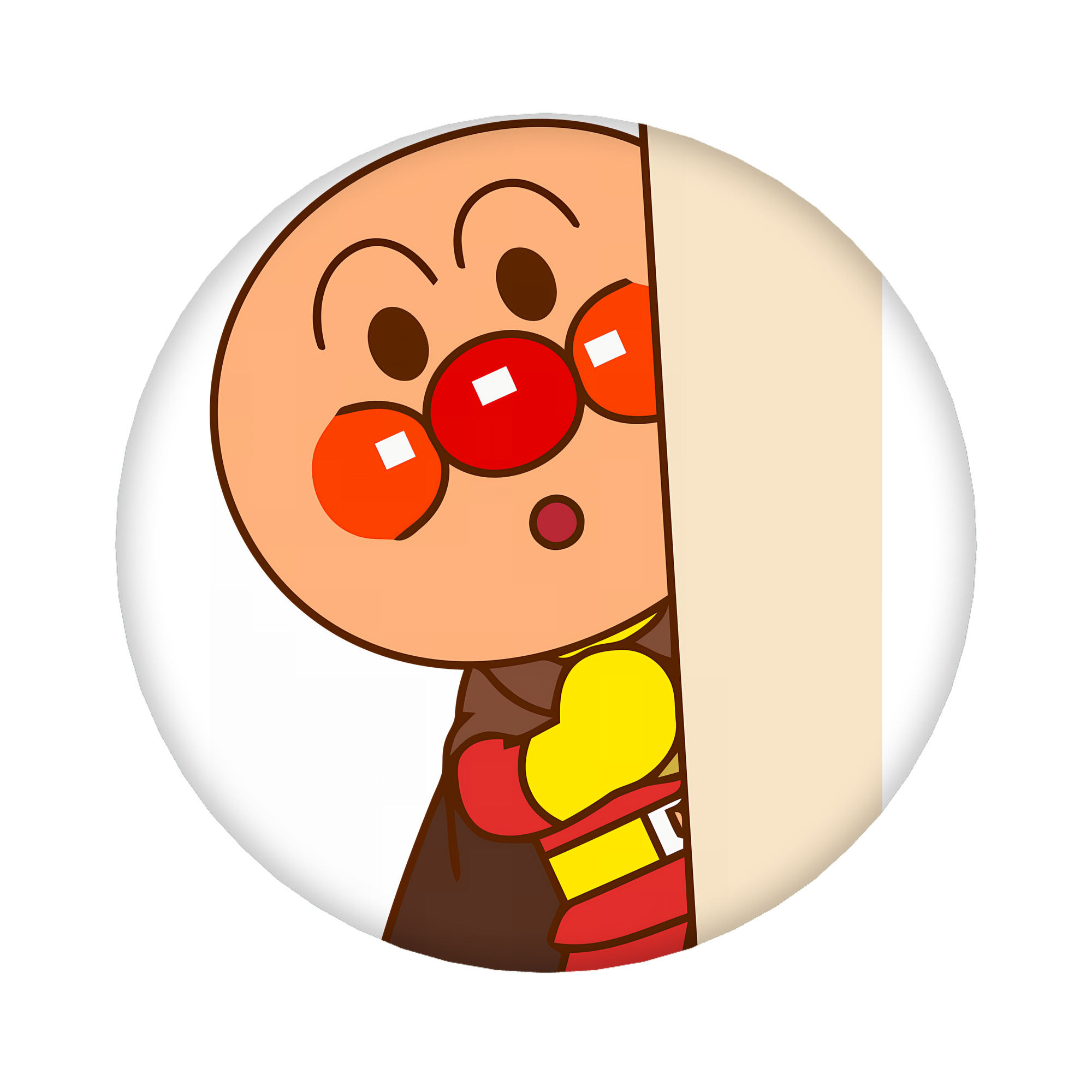 （画像用） アンパンマン Anpanman 6cm 缶バッジ 複数セット
