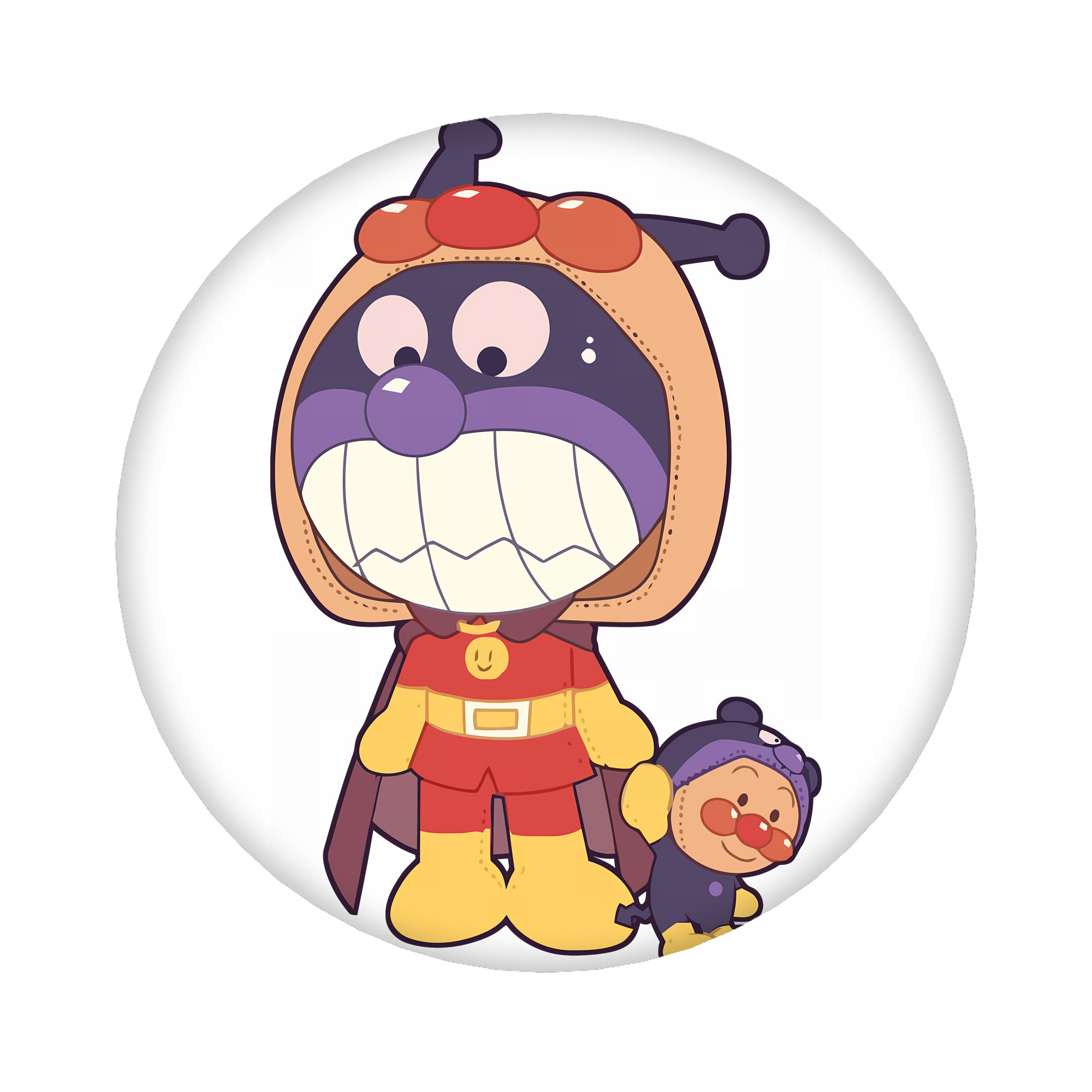 （画像用） アンパンマン Anpanman 6cm 缶バッジ 複数セット