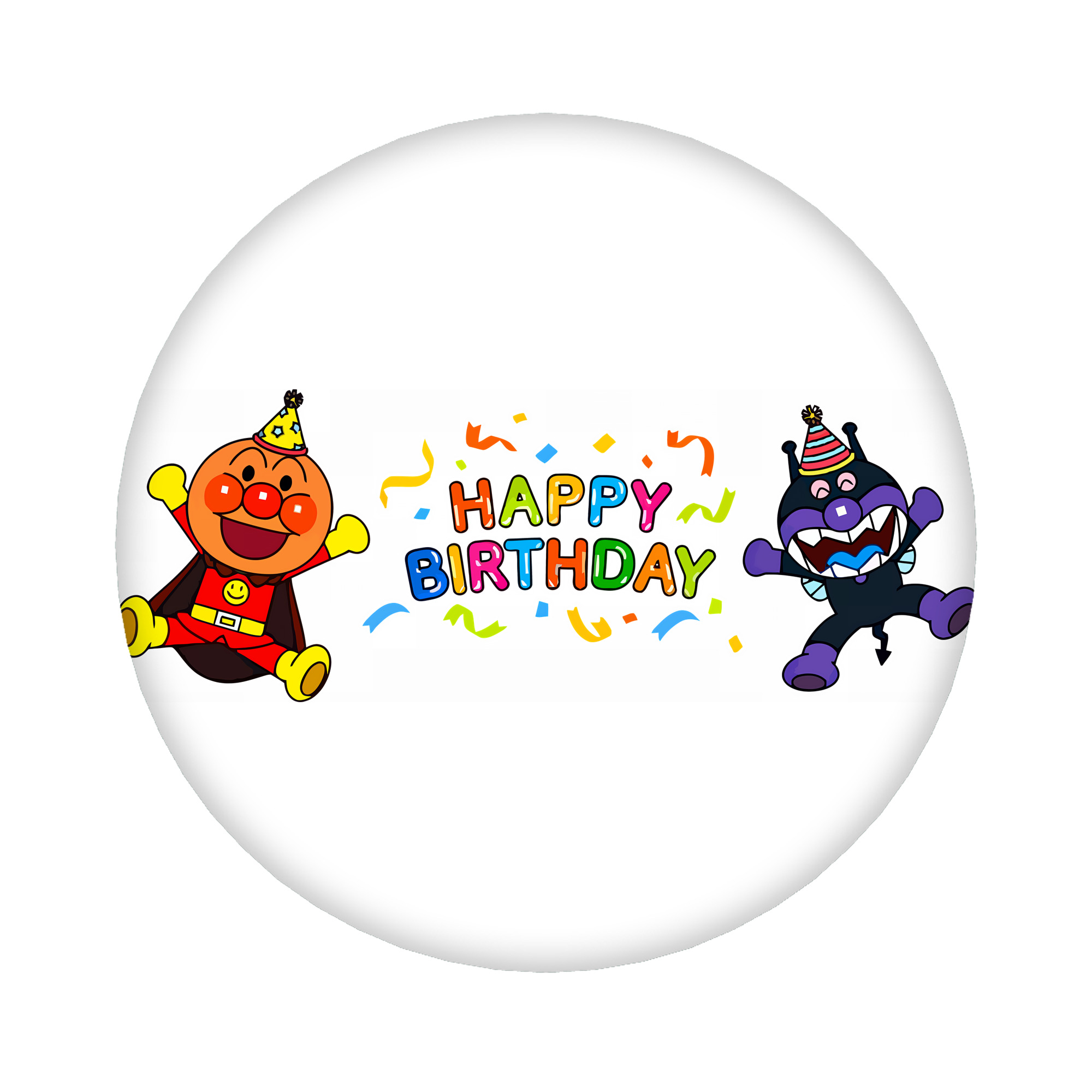（画像用） アンパンマン Anpanman 6cm 缶バッジ 複数セット