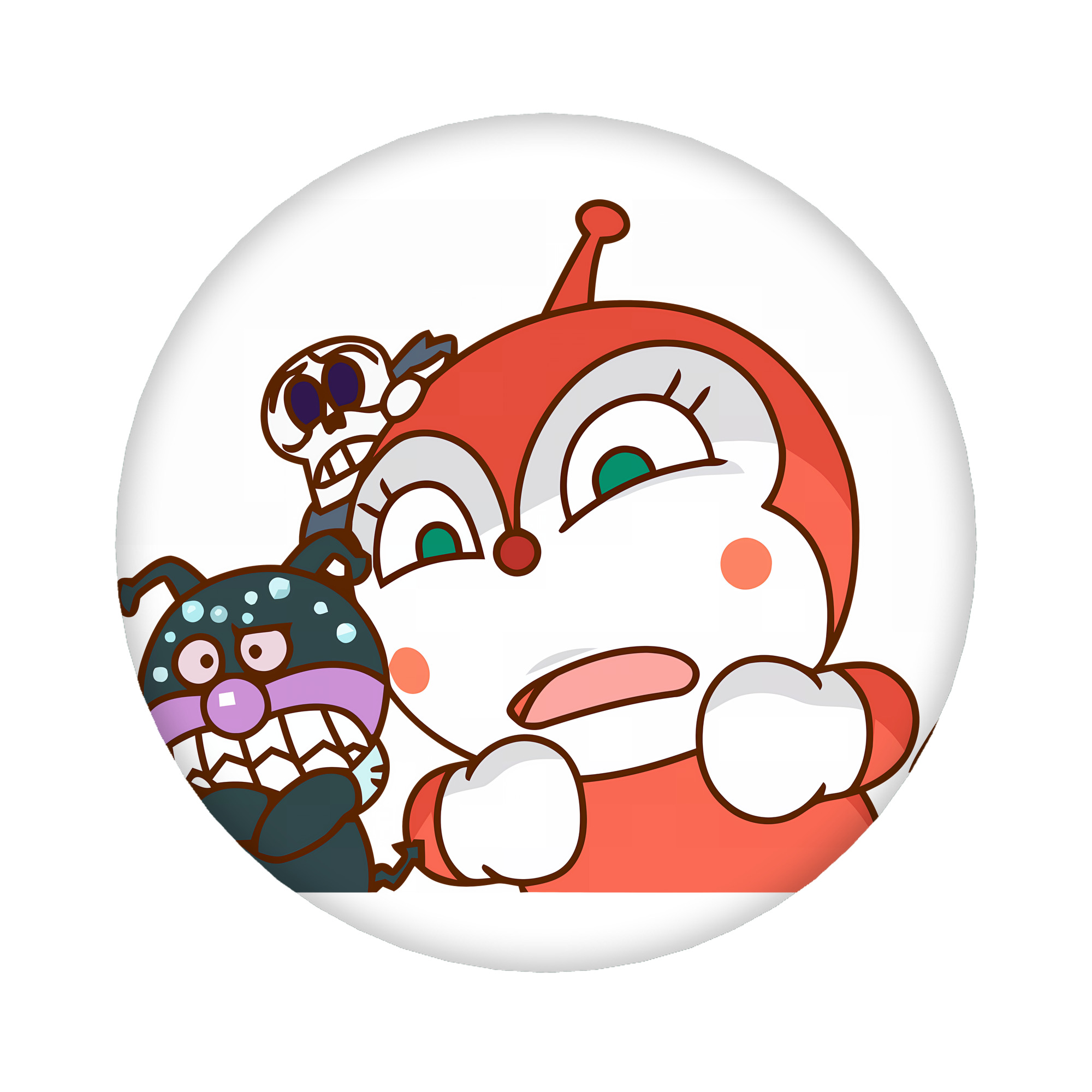 （画像用） アンパンマン Anpanman 6cm 缶バッジ 複数セット