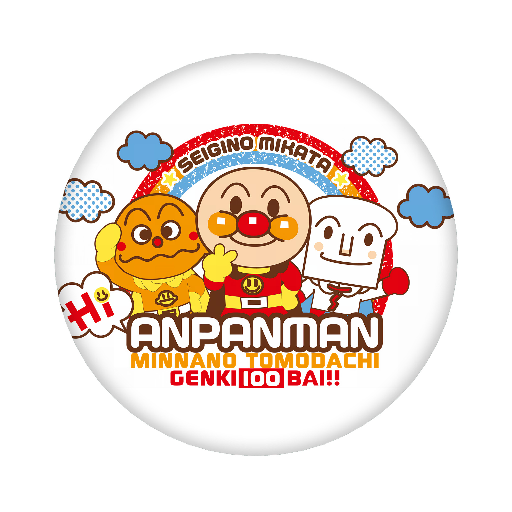 （画像用） アンパンマン Anpanman 6cm 缶バッジ 複数セット