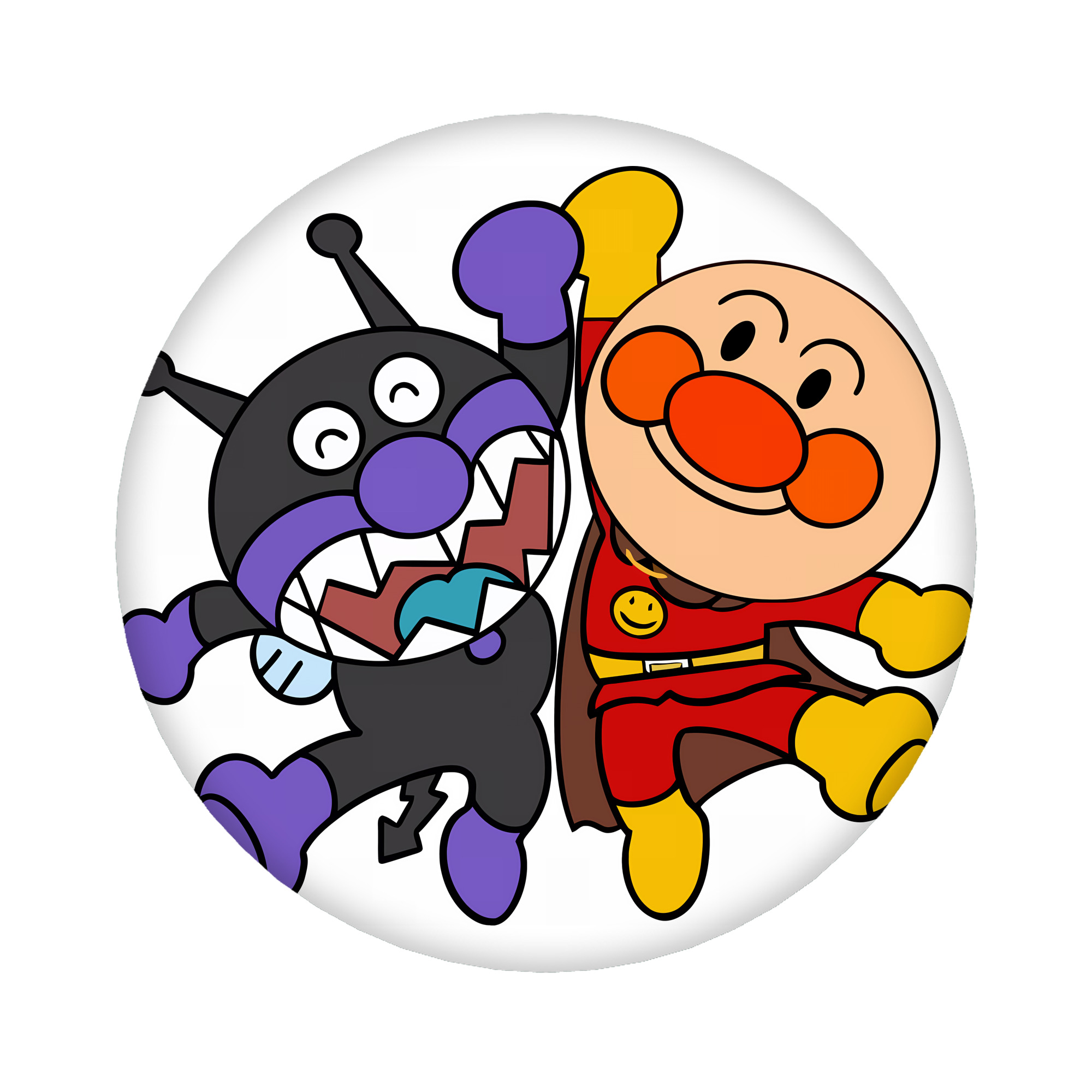（画像用） アンパンマン Anpanman 6cm 缶バッジ 複数セット