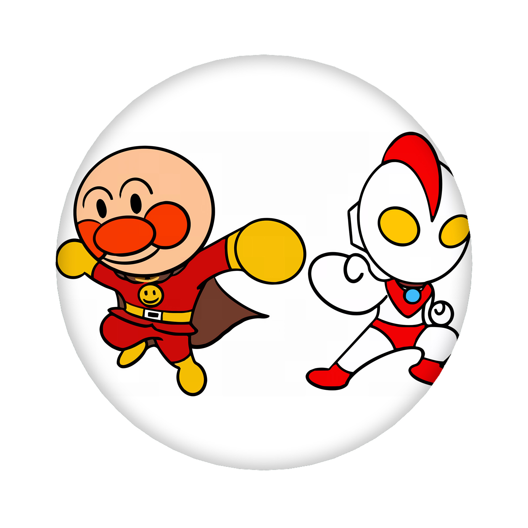 （画像用） アンパンマン Anpanman 6cm 缶バッジ 複数セット