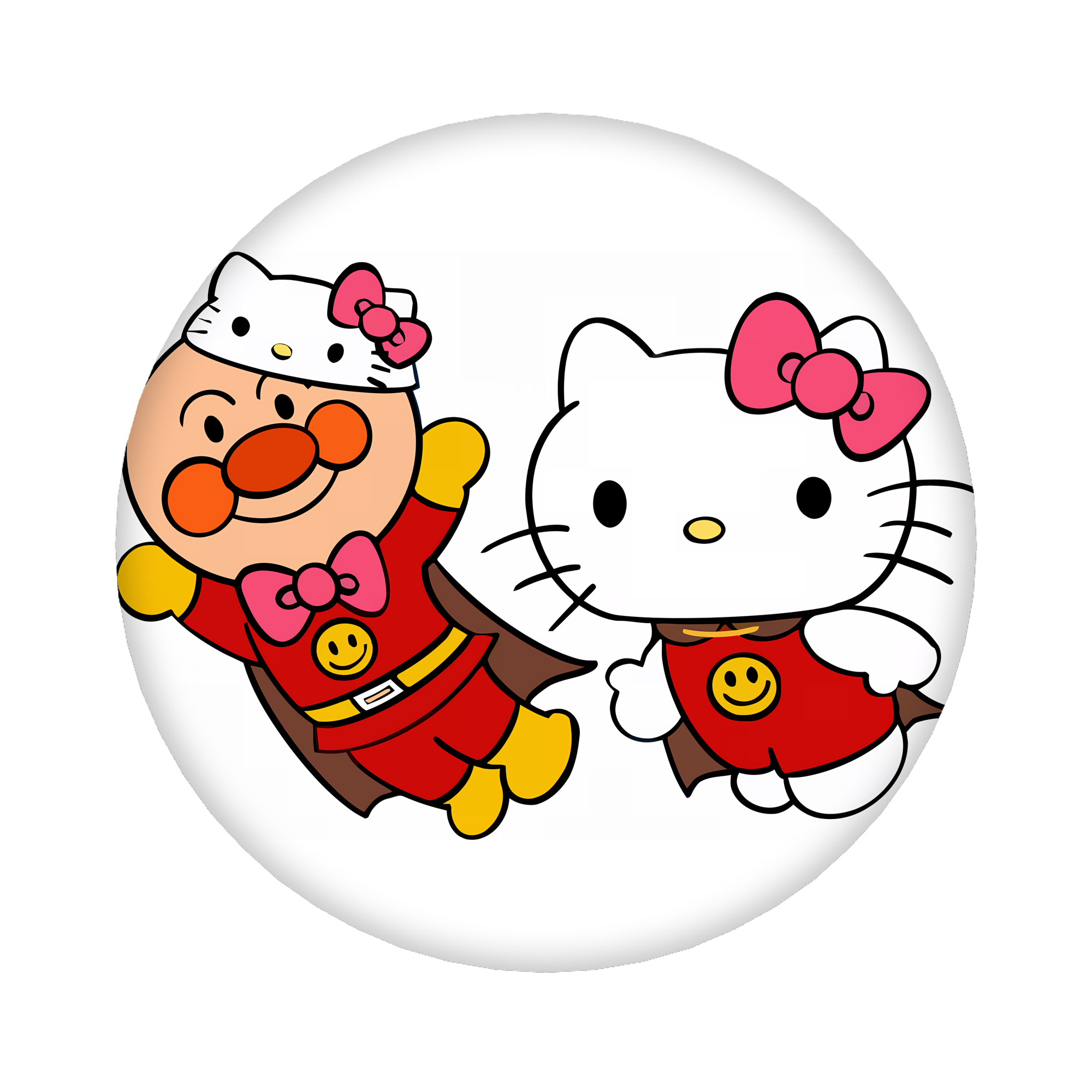 （画像用） アンパンマン Anpanman 6cm 缶バッジ 複数セット