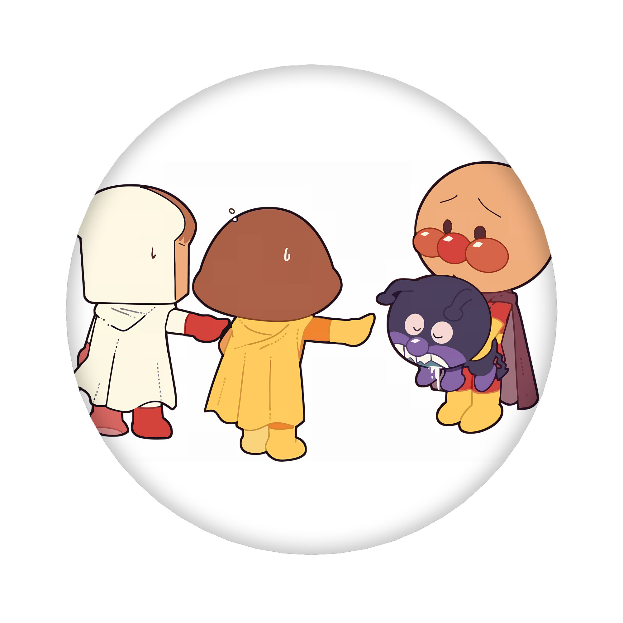 （画像用） アンパンマン Anpanman 6cm 缶バッジ 複数セット
