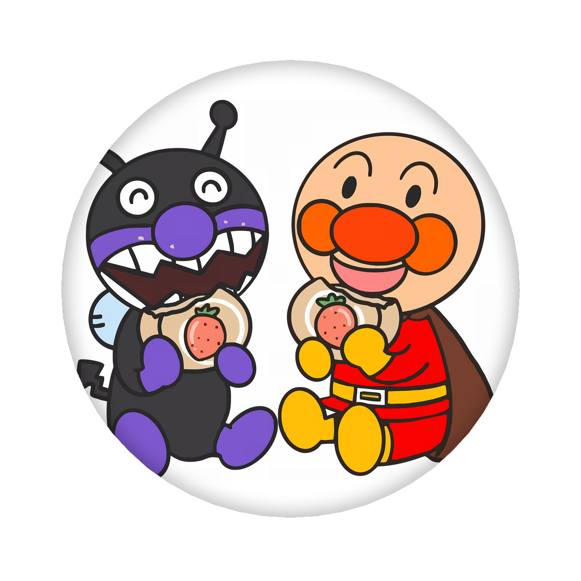 （画像用） アンパンマン Anpanman 6cm 缶バッジ 複数セット
