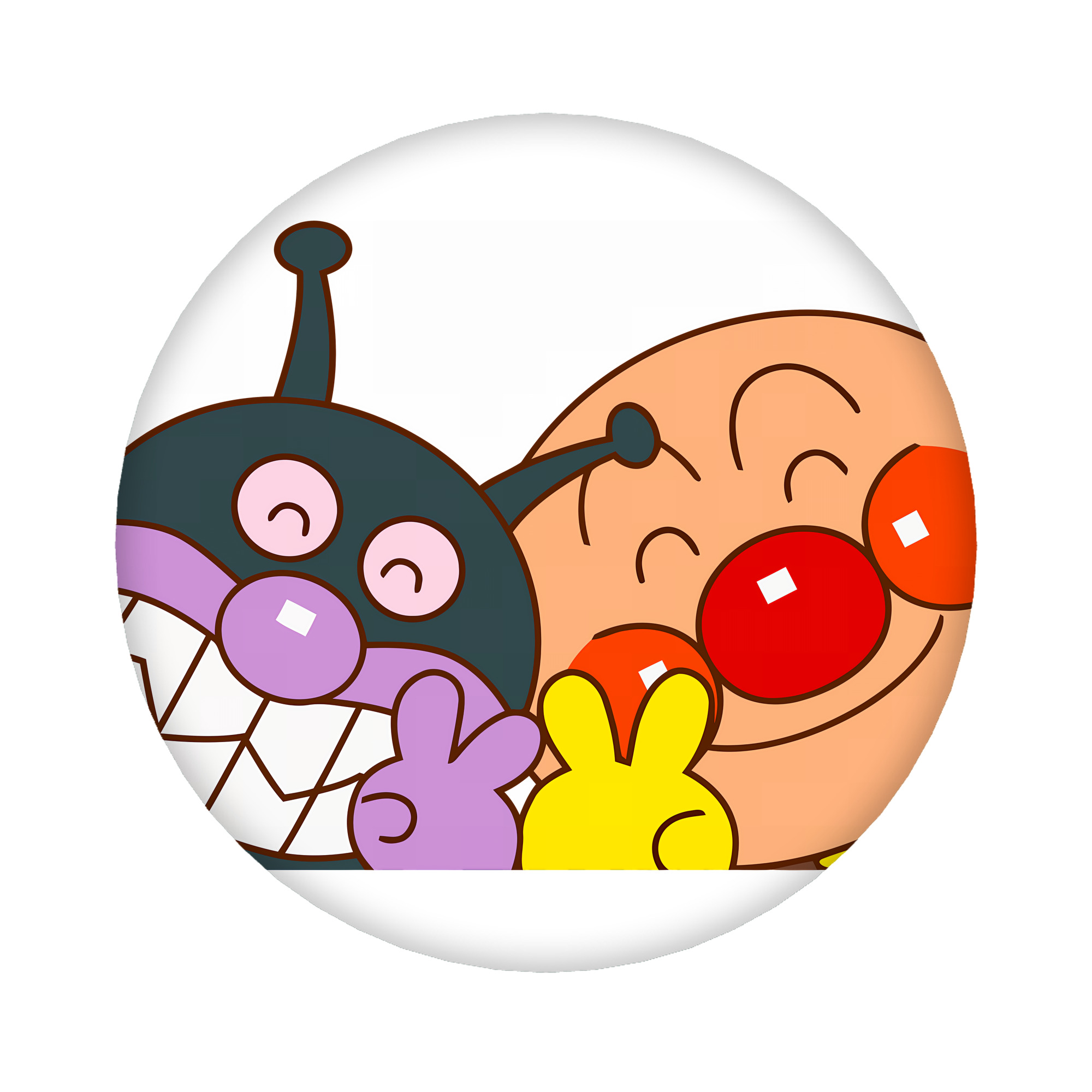 （画像用） アンパンマン Anpanman 6cm 缶バッジ 複数セット