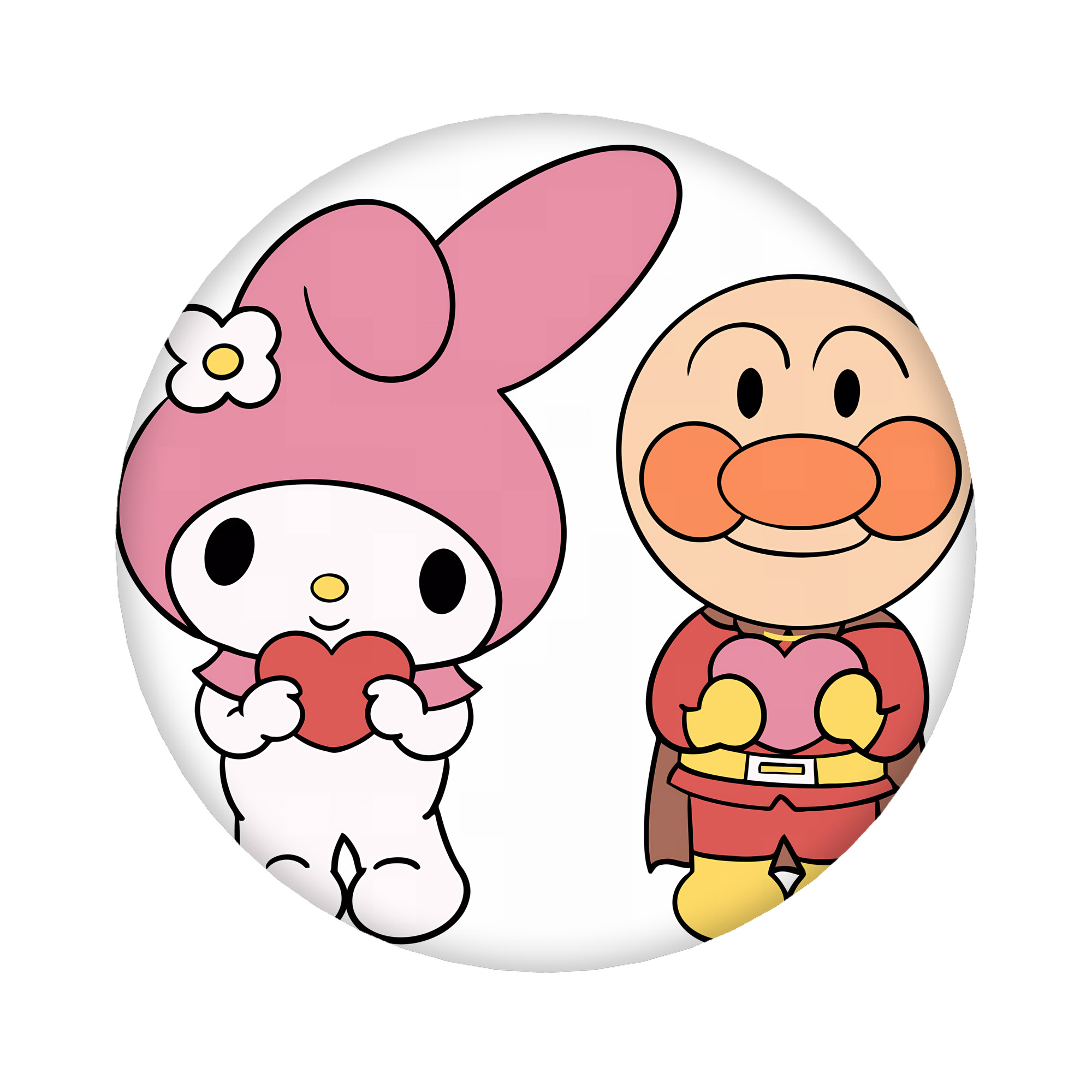 （画像用） アンパンマン Anpanman 6cm 缶バッジ 複数セット