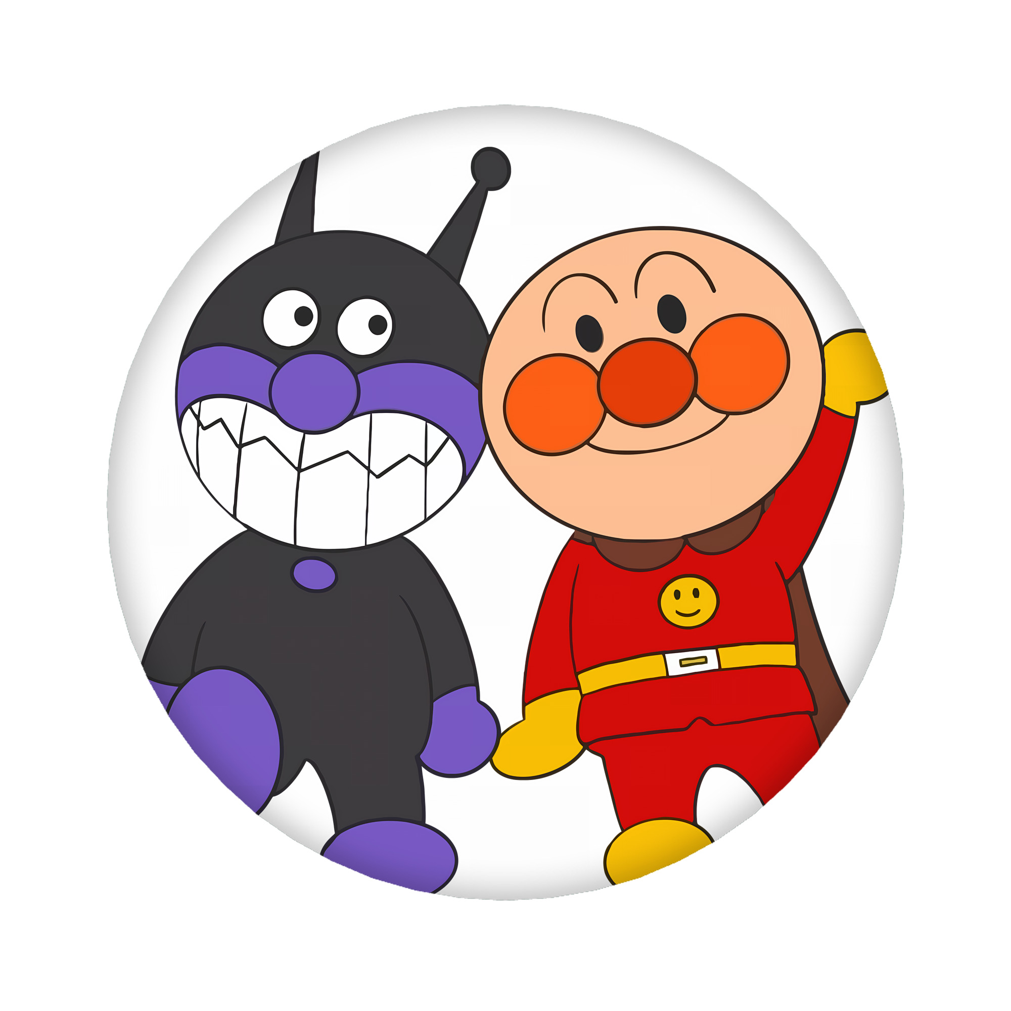 （画像用） アンパンマン Anpanman 6cm 缶バッジ 複数セット