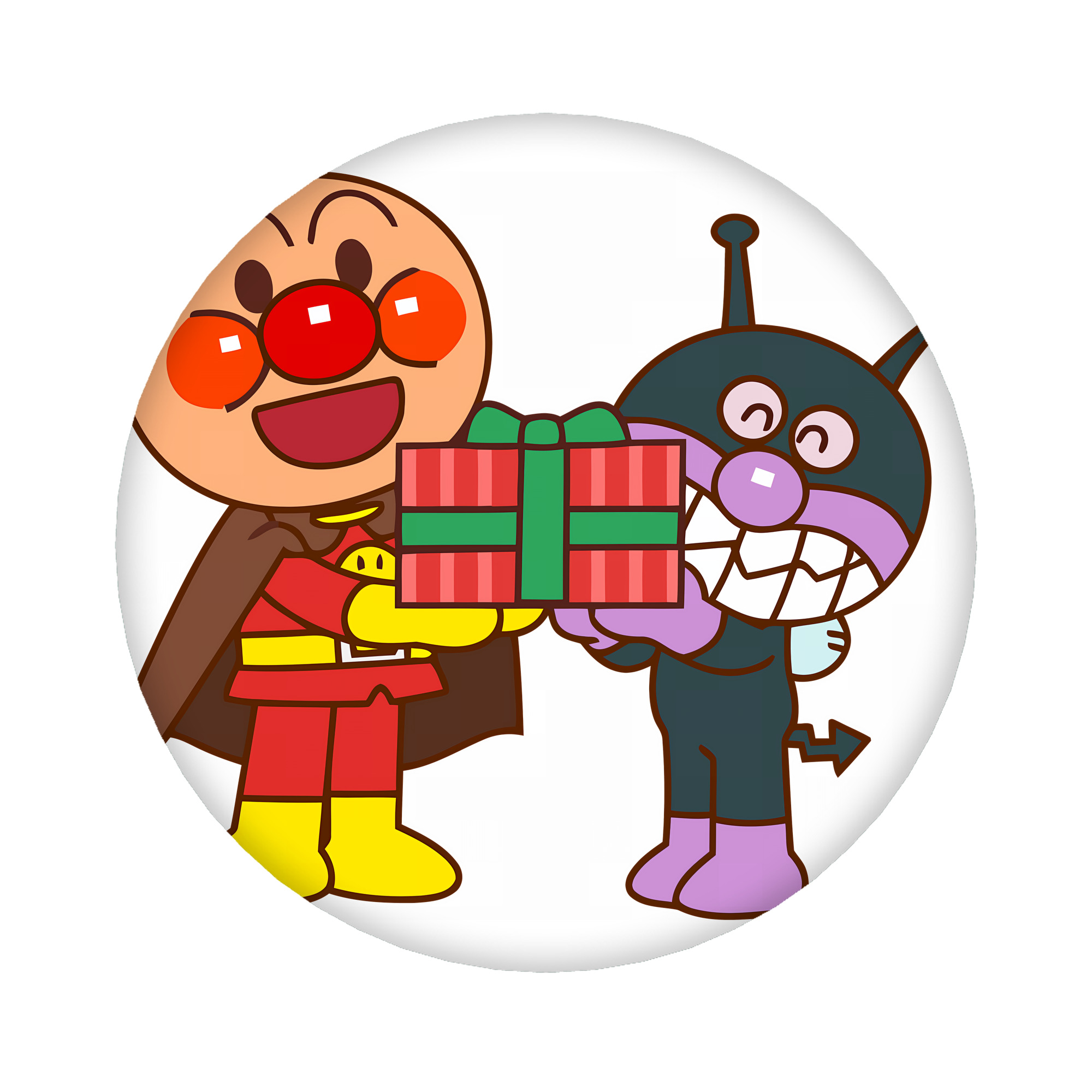 （画像用） アンパンマン Anpanman 6cm 缶バッジ 複数セット