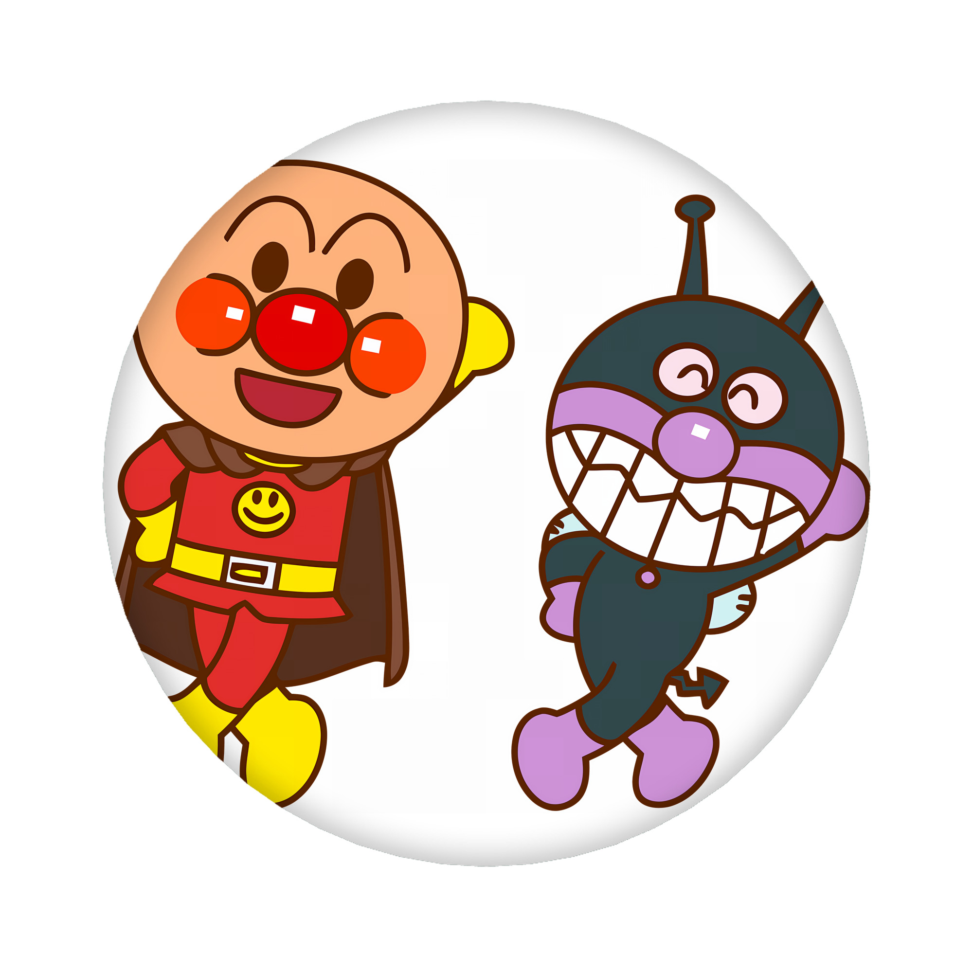 （画像用） アンパンマン Anpanman 6cm 缶バッジ 複数セット