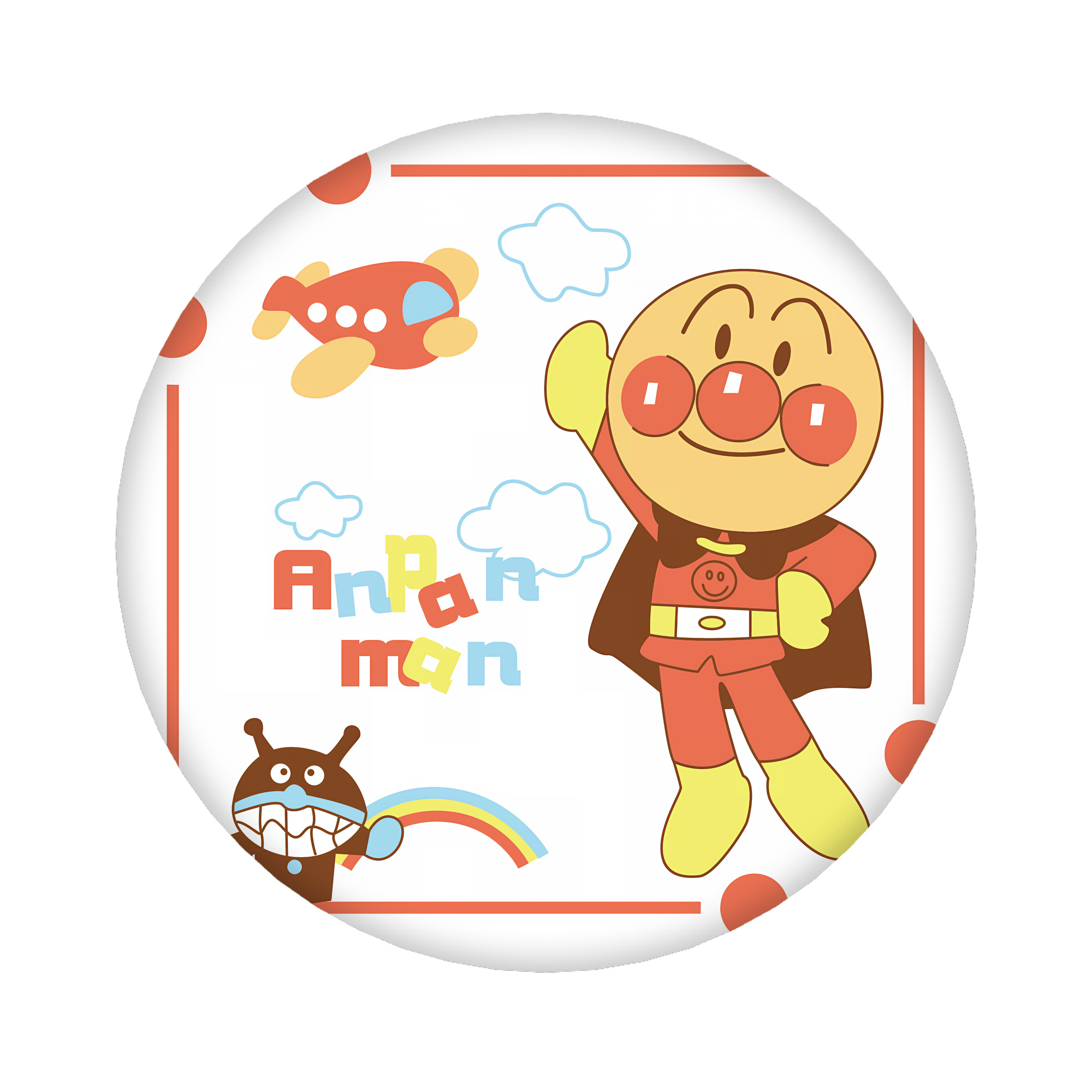 （画像用） アンパンマン Anpanman 6cm 缶バッジ 複数セット