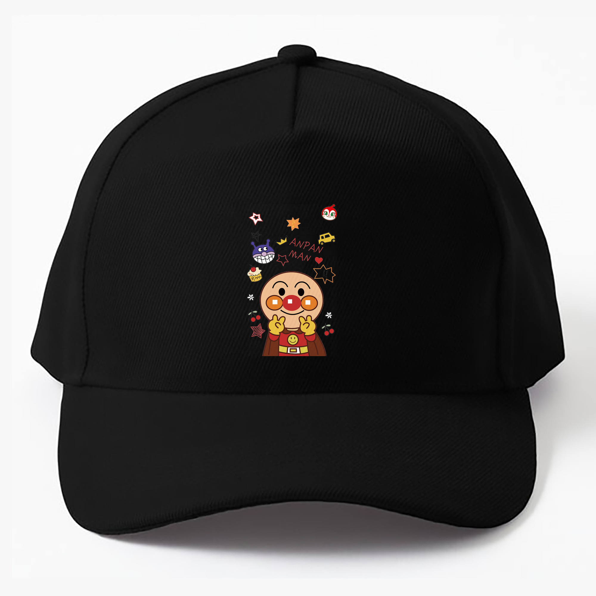 （画像用） アンパンマン Anpanman ベースボールキャップ 綿100％ 男女兼用 帽子 スポーツ