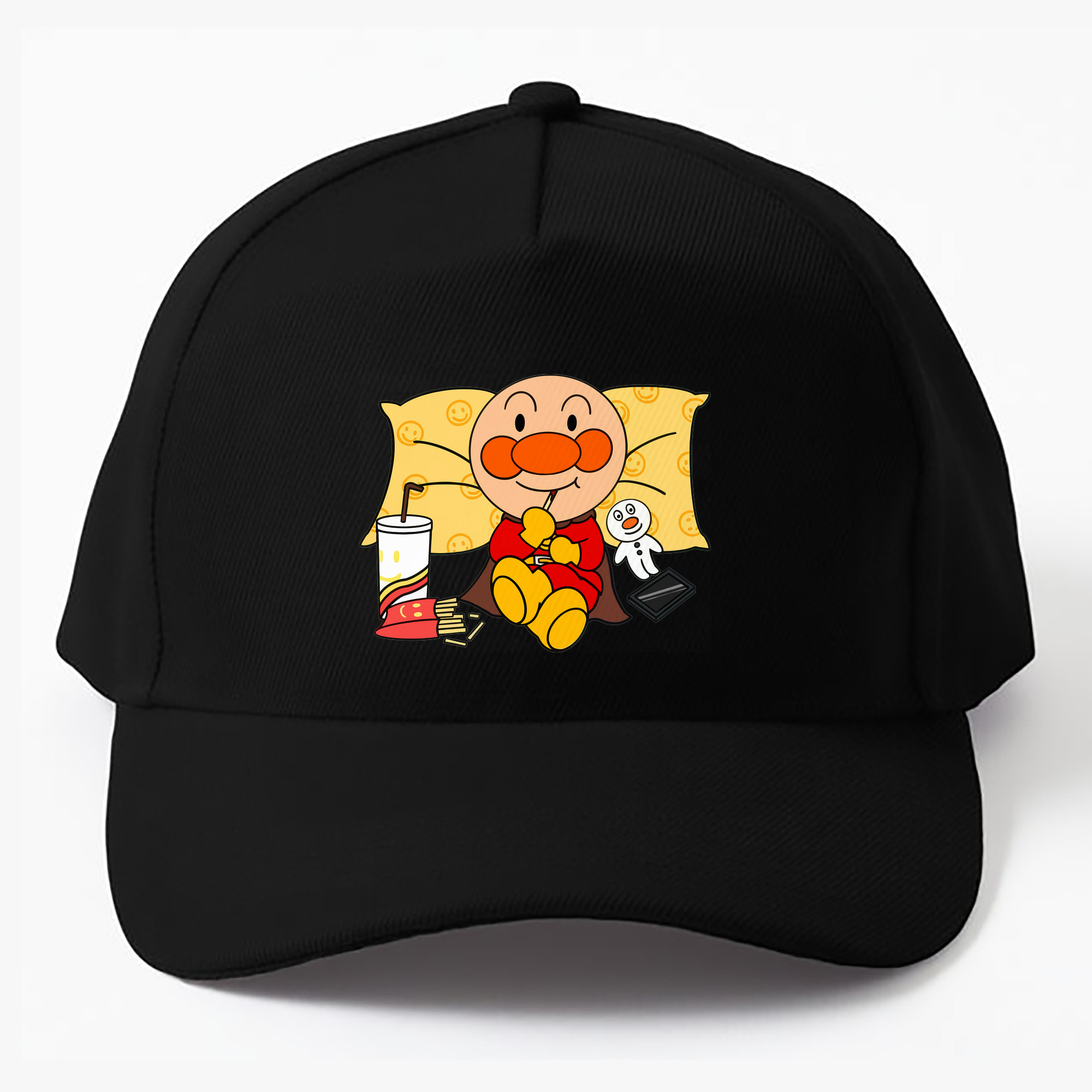 （画像用） アンパンマン Anpanman ベースボールキャップ 綿100％ 男女兼用 帽子 スポーツ