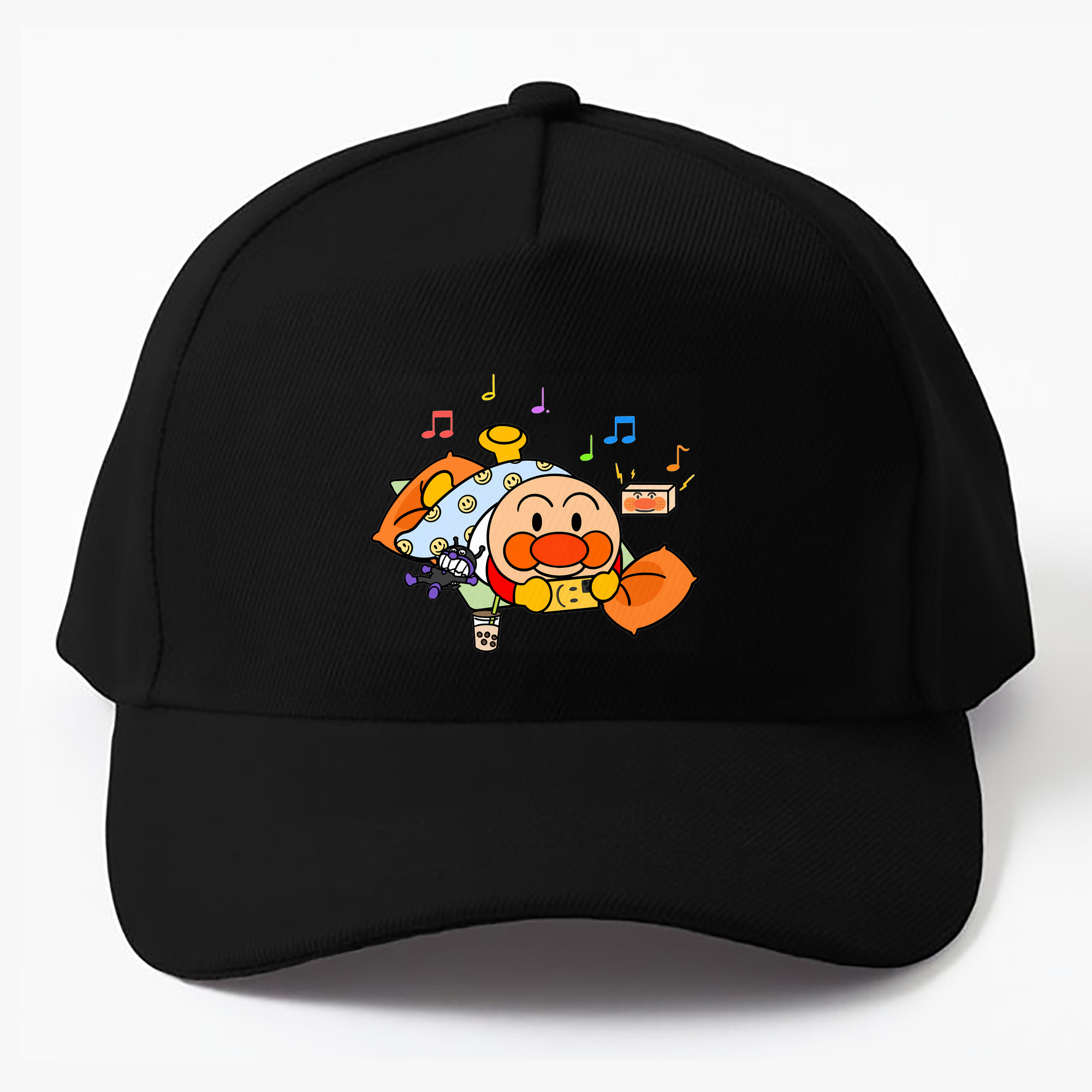 （画像用） アンパンマン Anpanman ベースボールキャップ 綿100％ 男女兼用 帽子 スポーツ