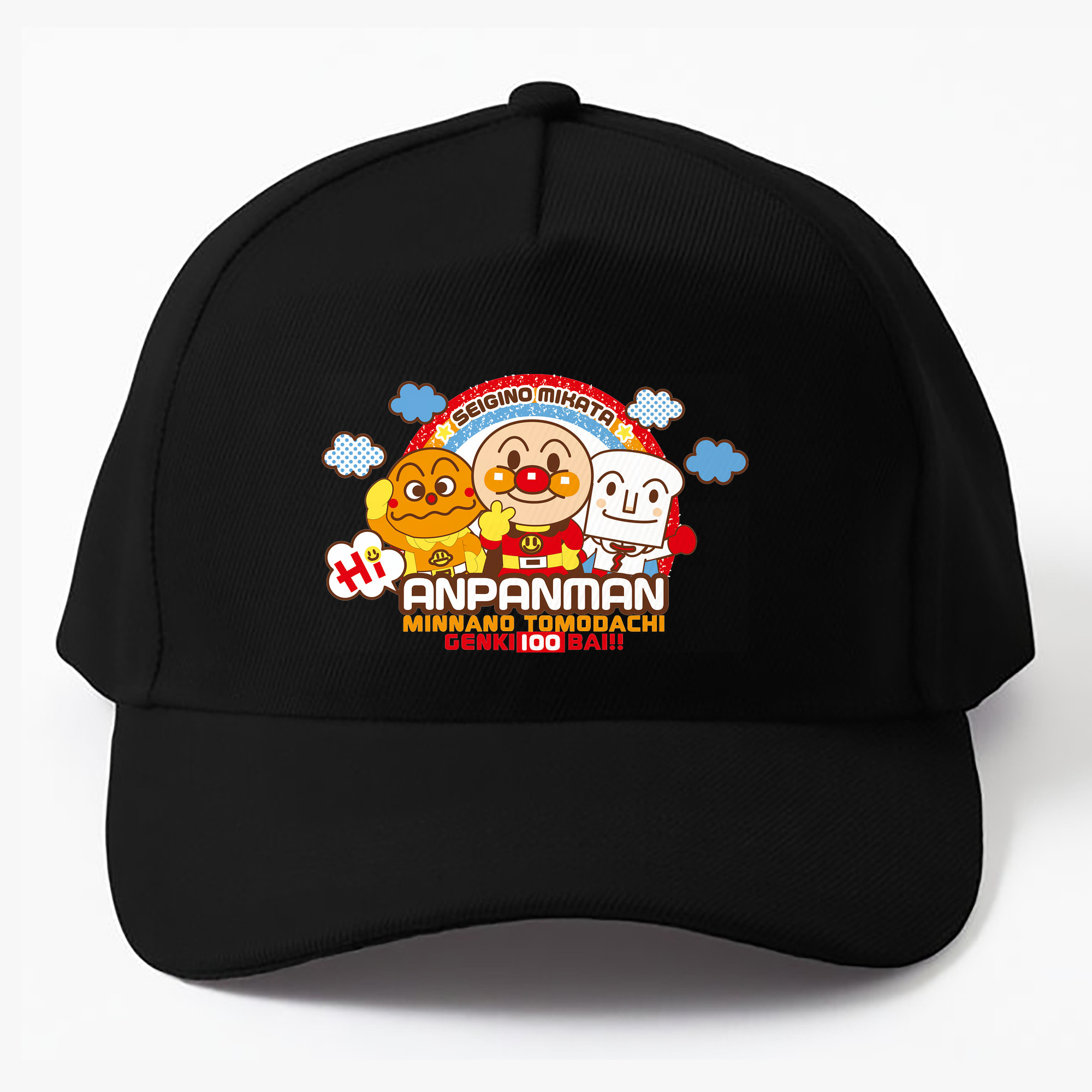 （画像用） アンパンマン Anpanman ベースボールキャップ 綿100％ 男女兼用 帽子 スポーツ