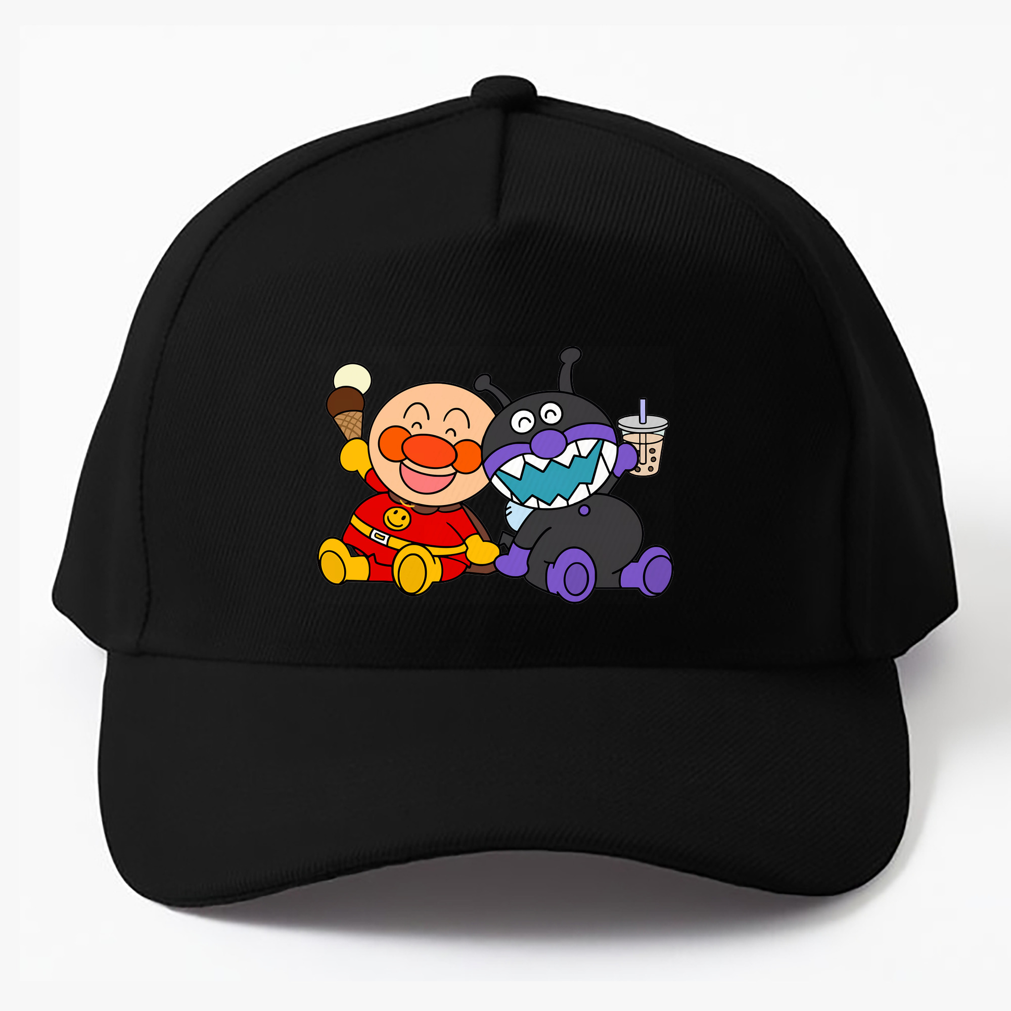 （画像用） アンパンマン Anpanman ベースボールキャップ 綿100％ 男女兼用 帽子 スポーツ