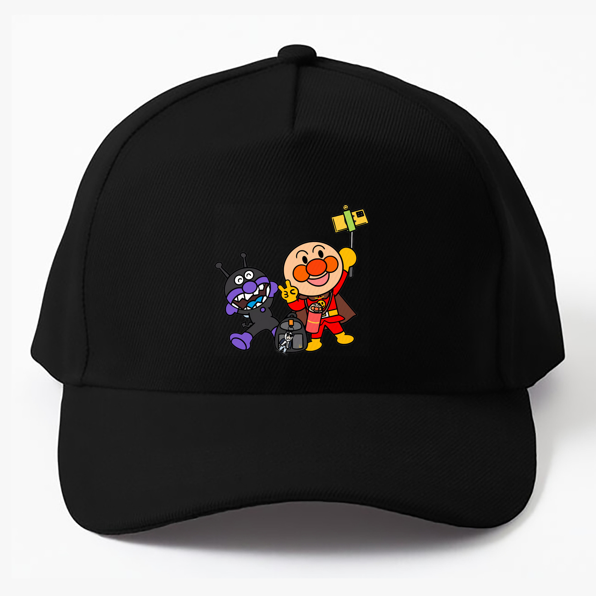 （画像用） アンパンマン Anpanman ベースボールキャップ 綿100％ 男女兼用 帽子 スポーツ