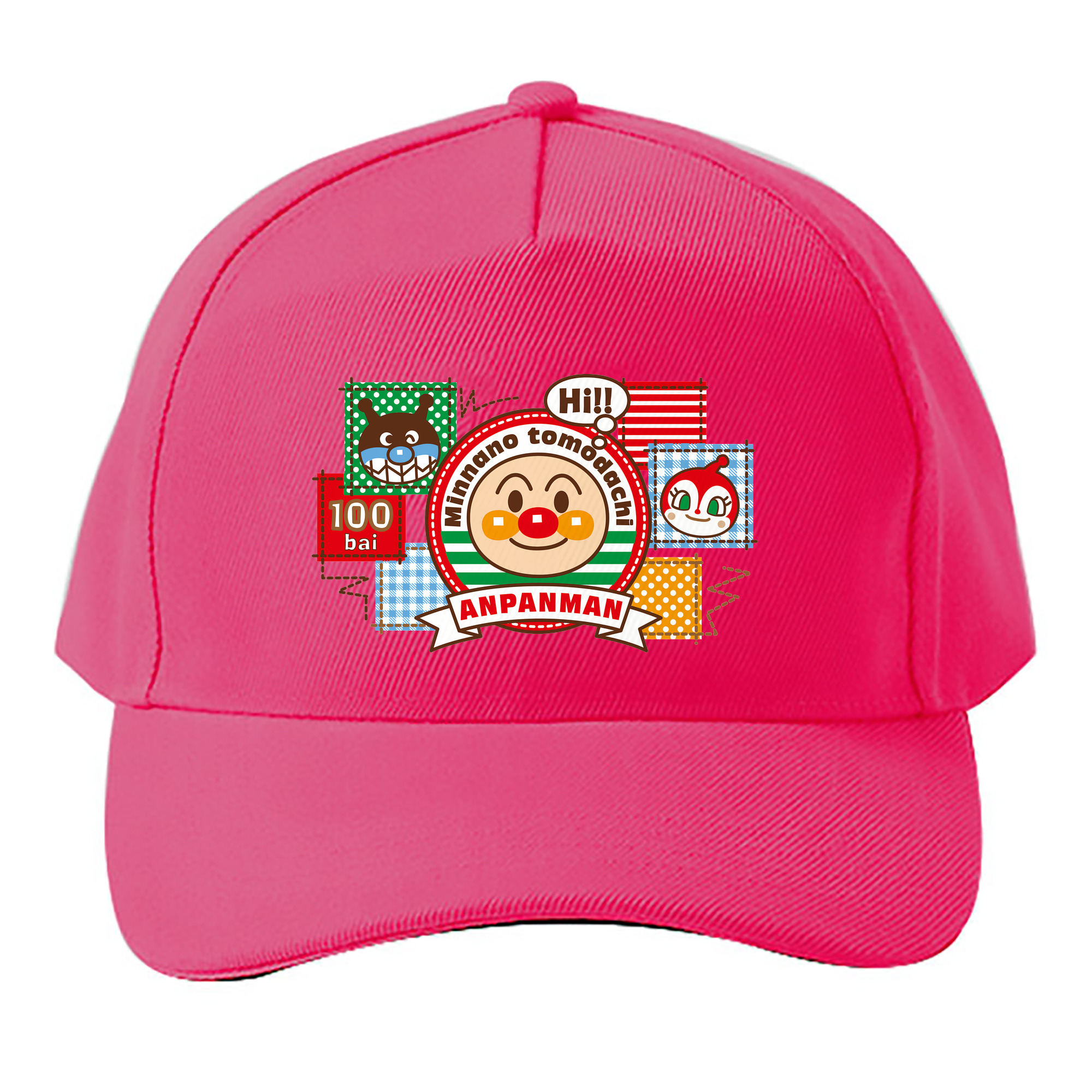（画像用） アンパンマン Anpanman ベースボールキャップ 綿100％ 男女兼用 帽子 スポーツ