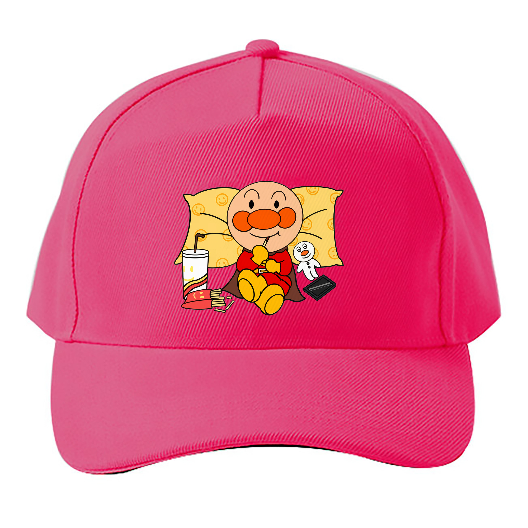 （画像用） アンパンマン Anpanman ベースボールキャップ 綿100％ 男女兼用 帽子 スポーツ