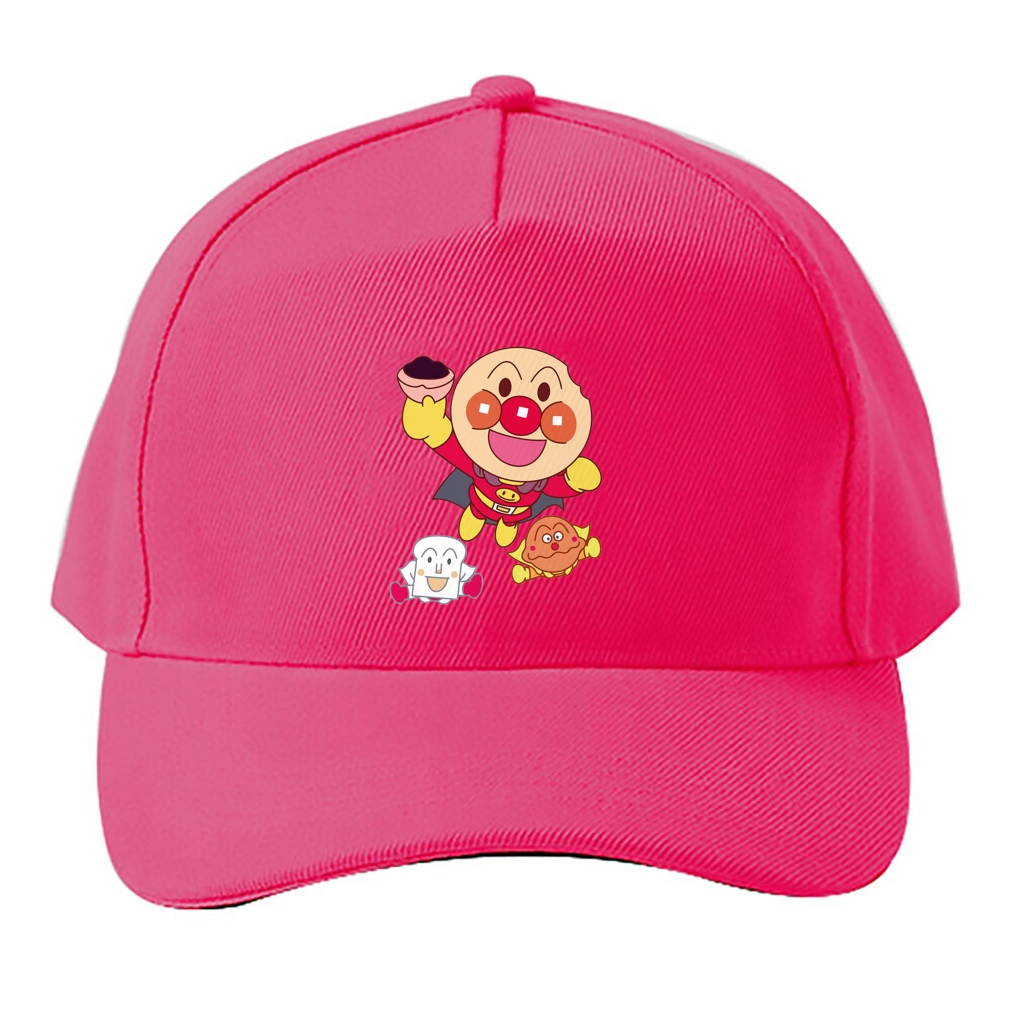 （画像用） アンパンマン Anpanman ベースボールキャップ 綿100％ 男女兼用 帽子 スポーツ