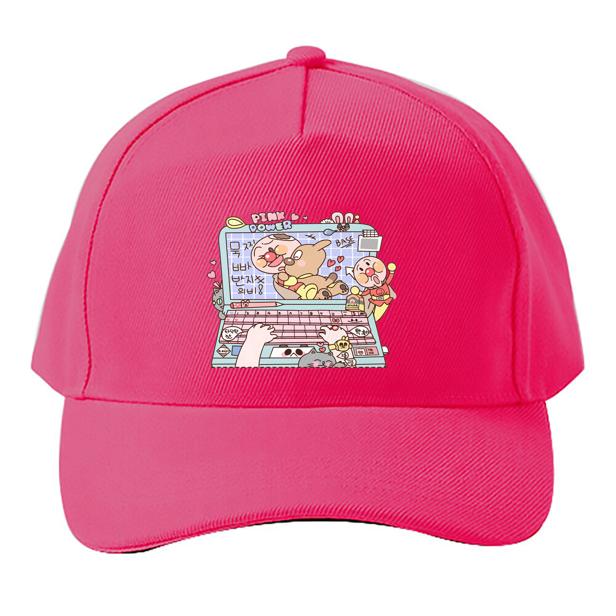 （画像用） アンパンマン Anpanman ベースボールキャップ 綿100％ 男女兼用 帽子 スポーツ