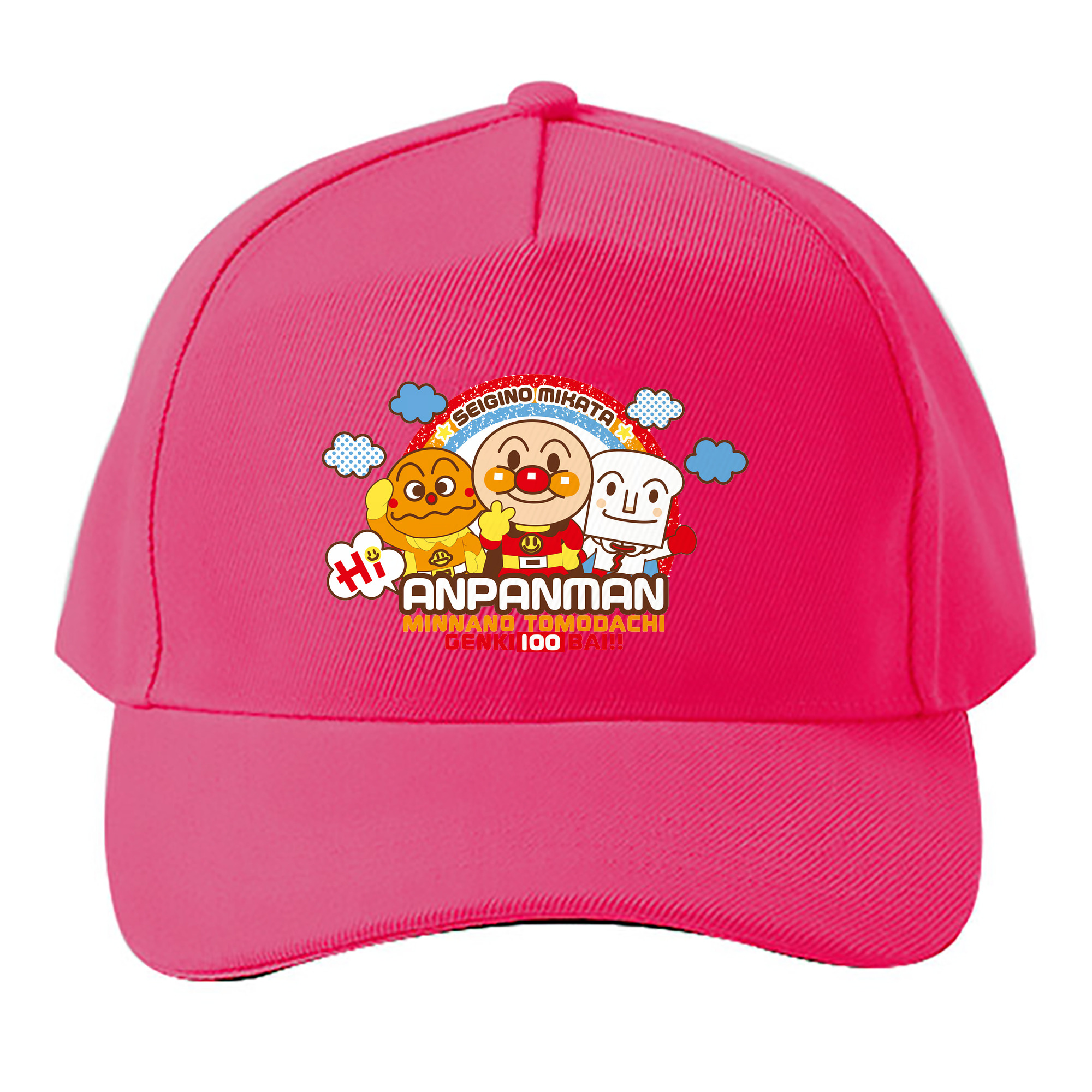 （画像用） アンパンマン Anpanman ベースボールキャップ 綿100％ 男女兼用 帽子 スポーツ
