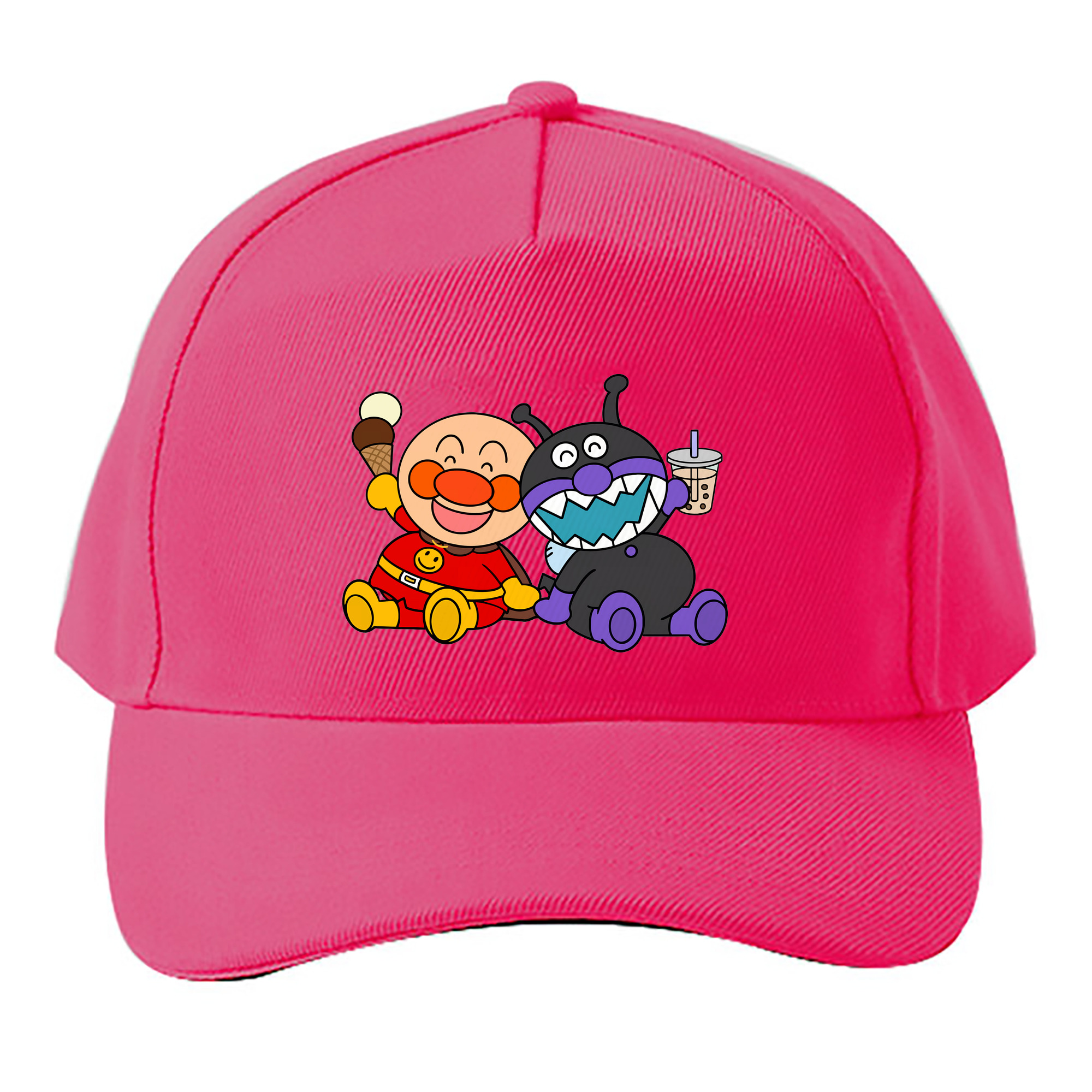 （画像用） アンパンマン Anpanman ベースボールキャップ 綿100％ 男女兼用 帽子 スポーツ