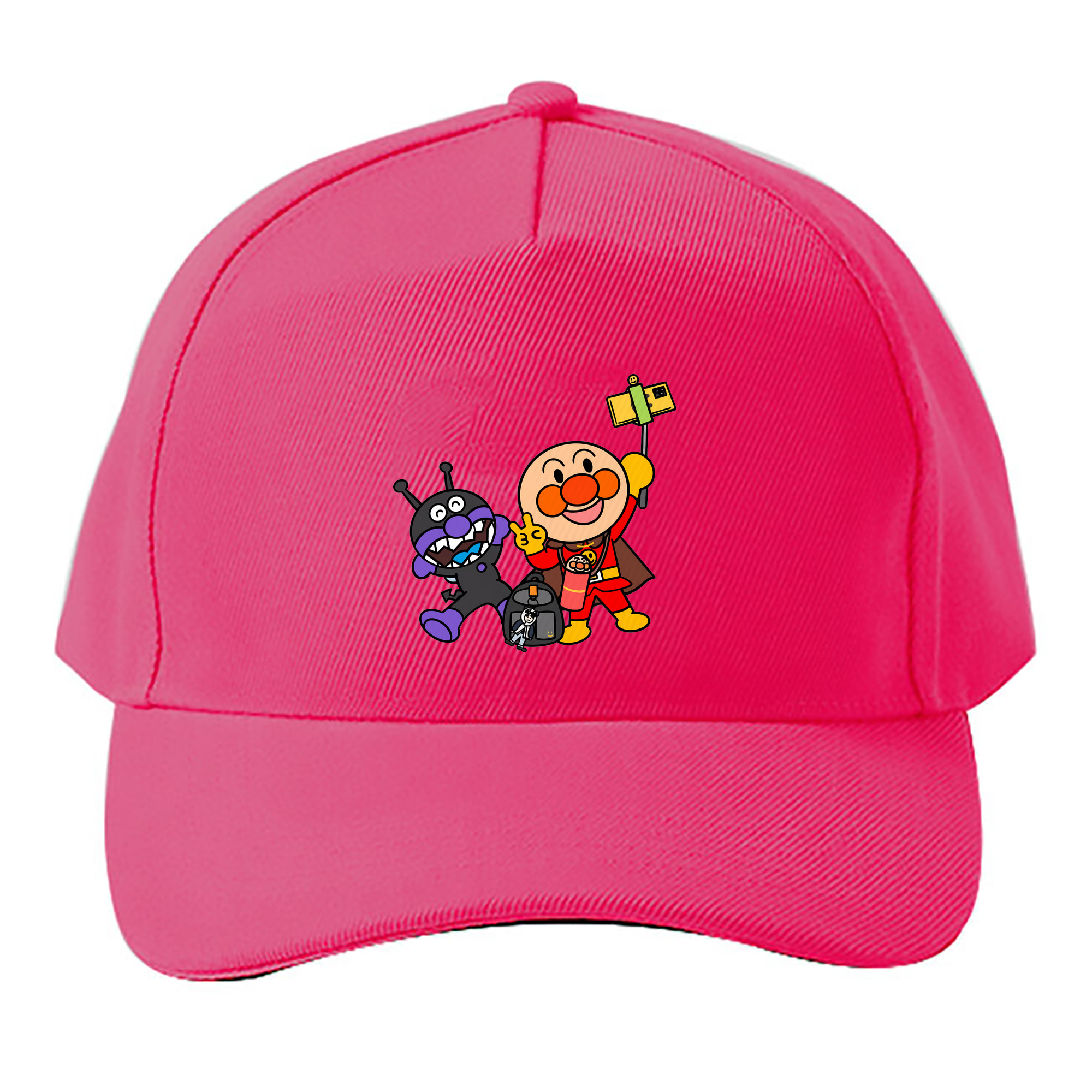 （画像用） アンパンマン Anpanman ベースボールキャップ 綿100％ 男女兼用 帽子 スポーツ