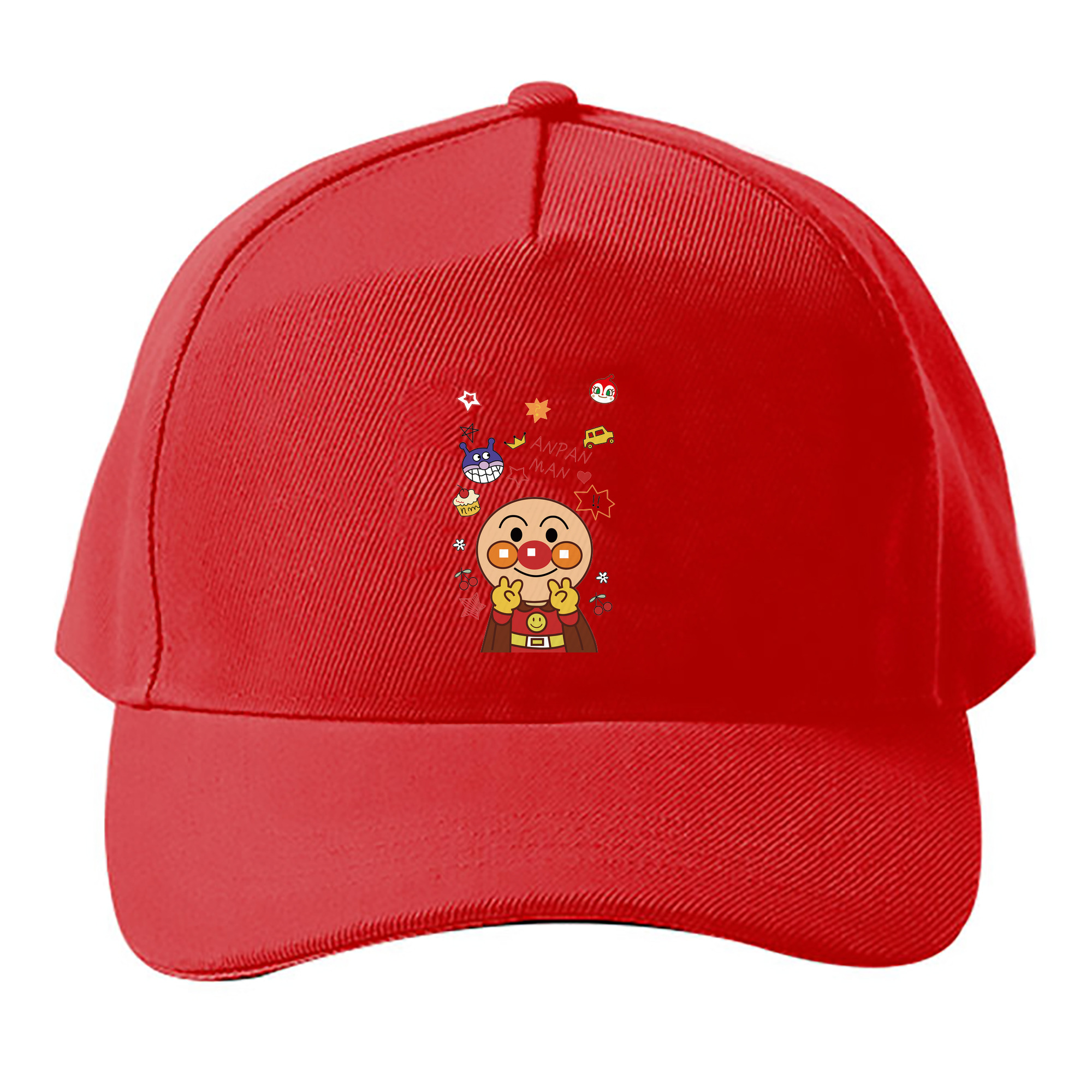 （画像用） アンパンマン Anpanman ベースボールキャップ 綿100％ 男女兼用 帽子 スポーツ