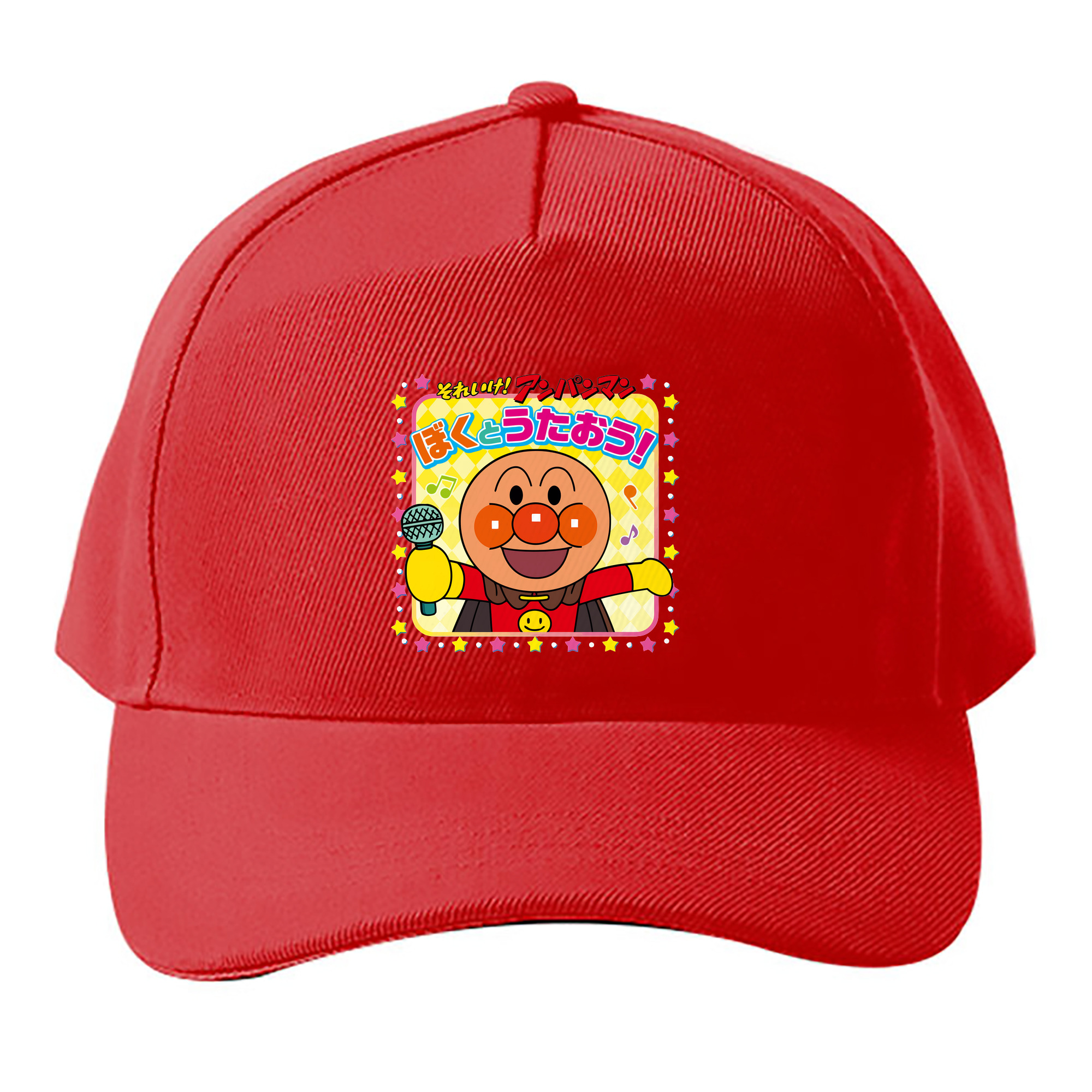 （画像用） アンパンマン Anpanman ベースボールキャップ 綿100％ 男女兼用 帽子 スポーツ