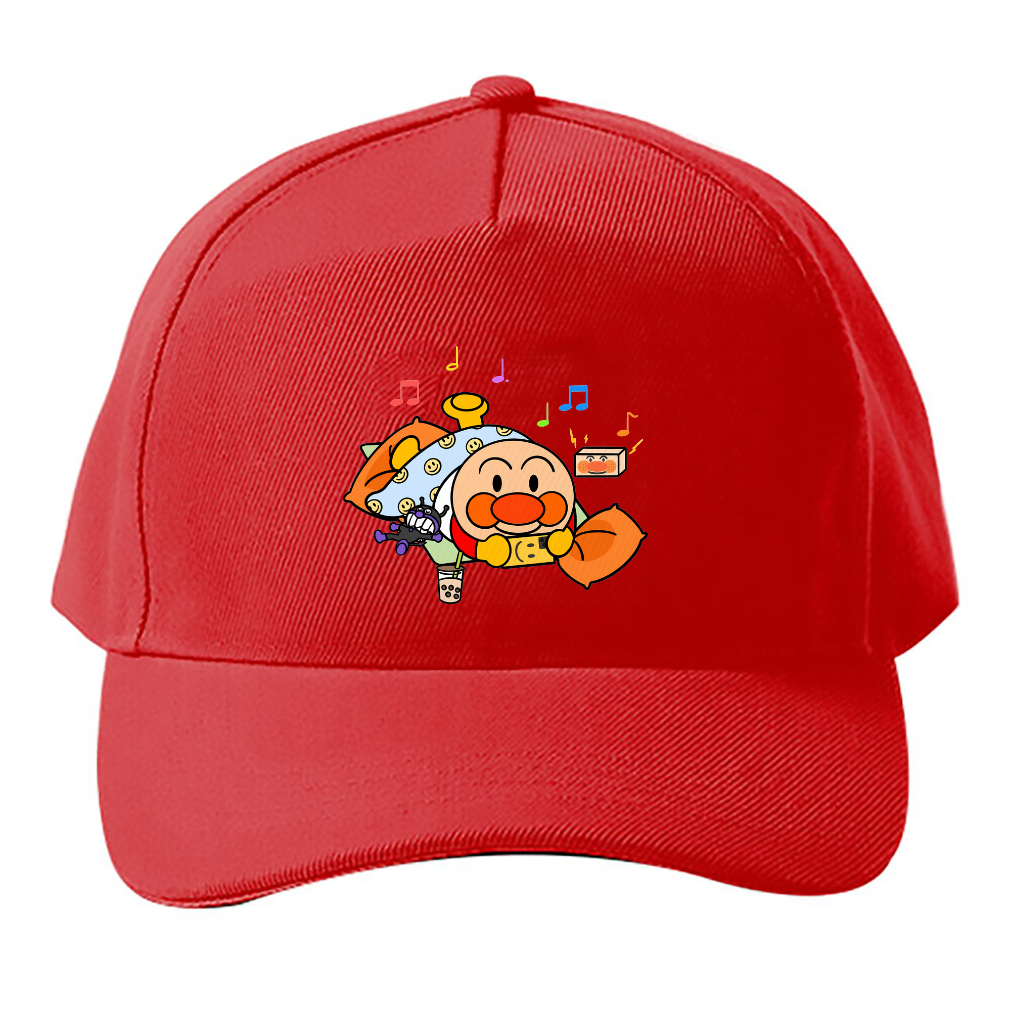 （画像用） アンパンマン Anpanman ベースボールキャップ 綿100％ 男女兼用 帽子 スポーツ