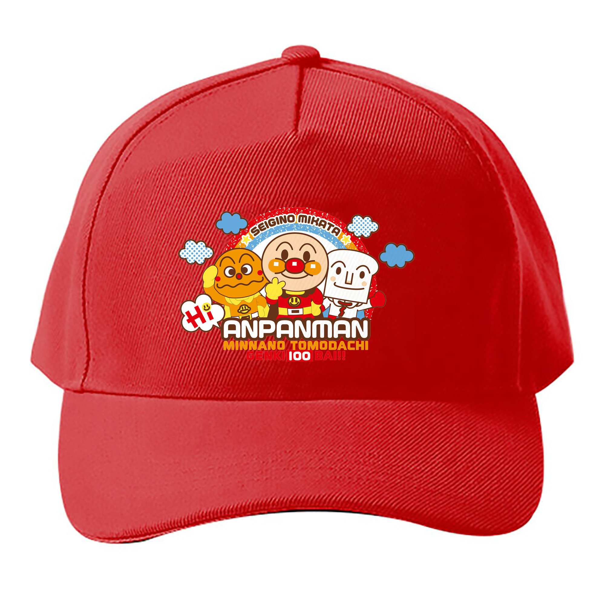 （画像用） アンパンマン Anpanman ベースボールキャップ 綿100％ 男女兼用 帽子 スポーツ
