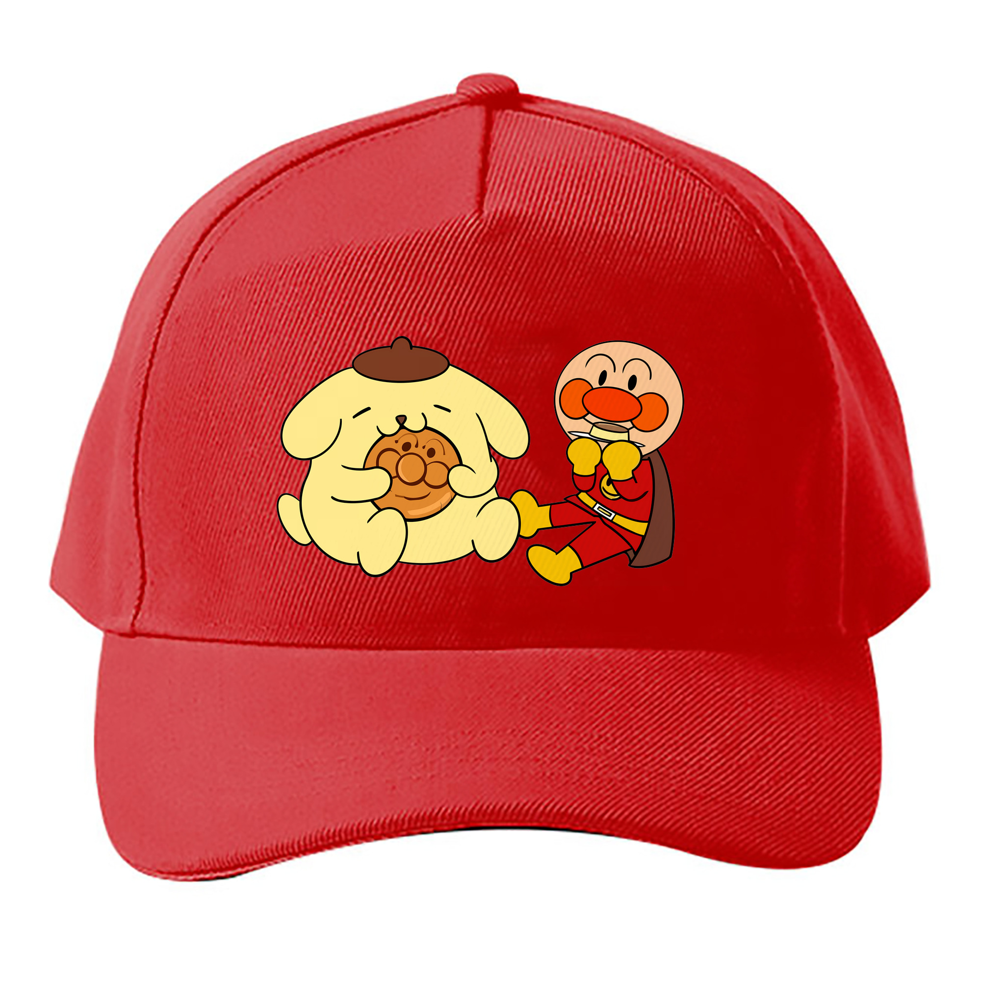 （画像用） アンパンマン Anpanman ベースボールキャップ 綿100％ 男女兼用 帽子 スポーツ