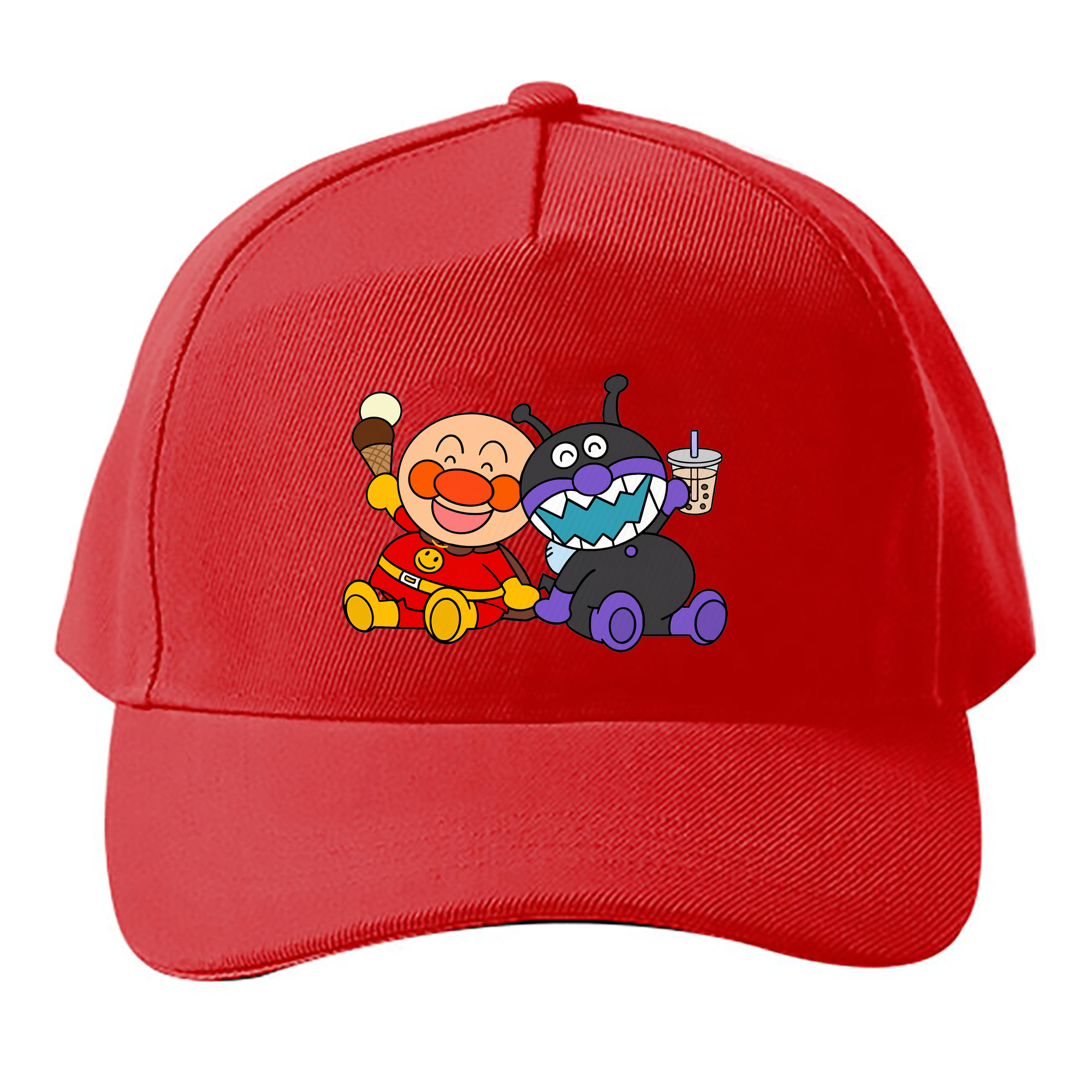 （画像用） アンパンマン Anpanman ベースボールキャップ 綿100％ 男女兼用 帽子 スポーツ