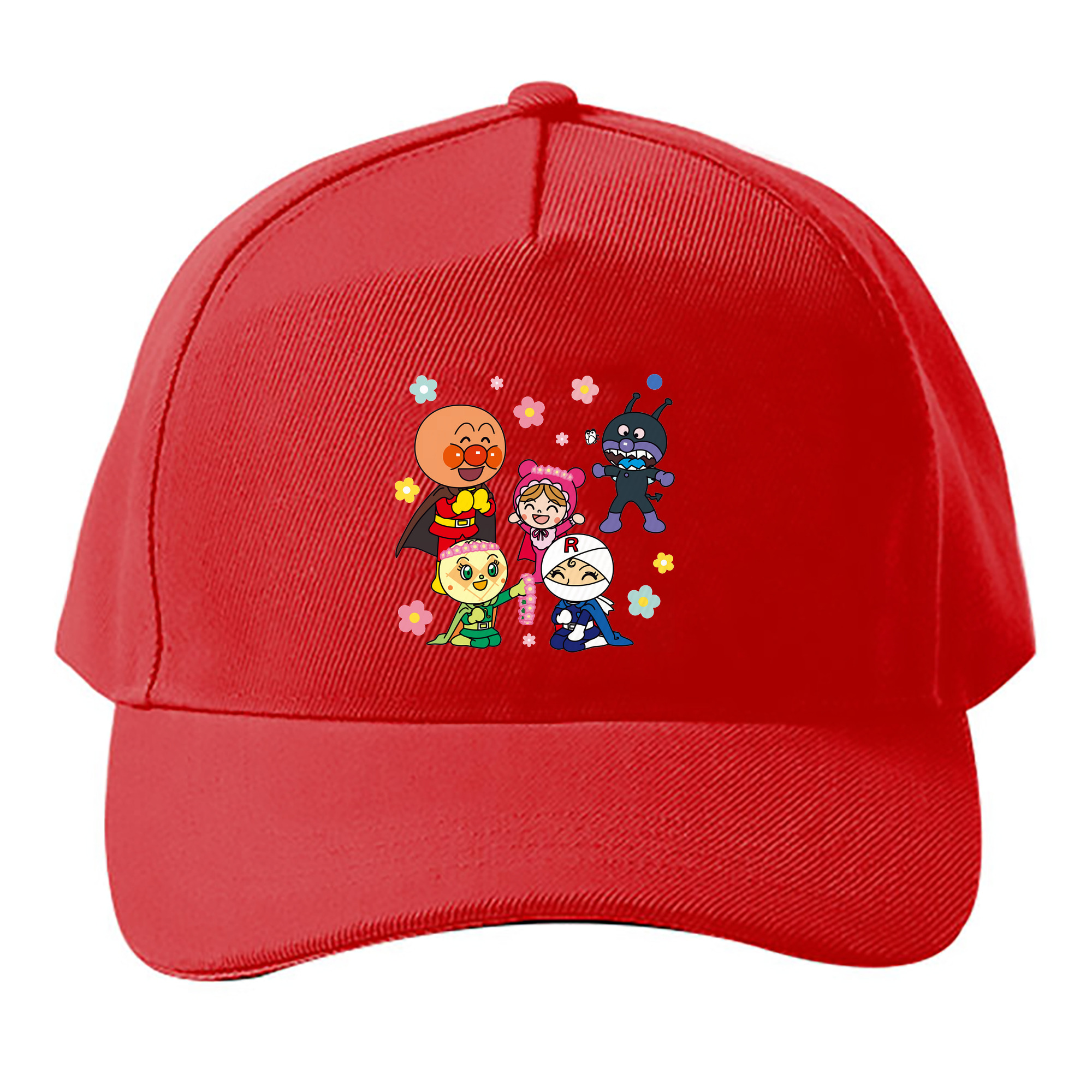 （画像用） アンパンマン Anpanman ベースボールキャップ 綿100％ 男女兼用 帽子 スポーツ