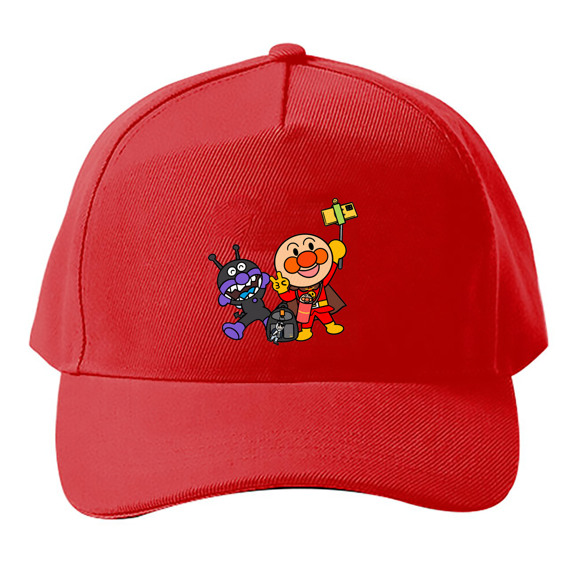 （画像用） アンパンマン Anpanman ベースボールキャップ 綿100％ 男女兼用 帽子 スポーツ