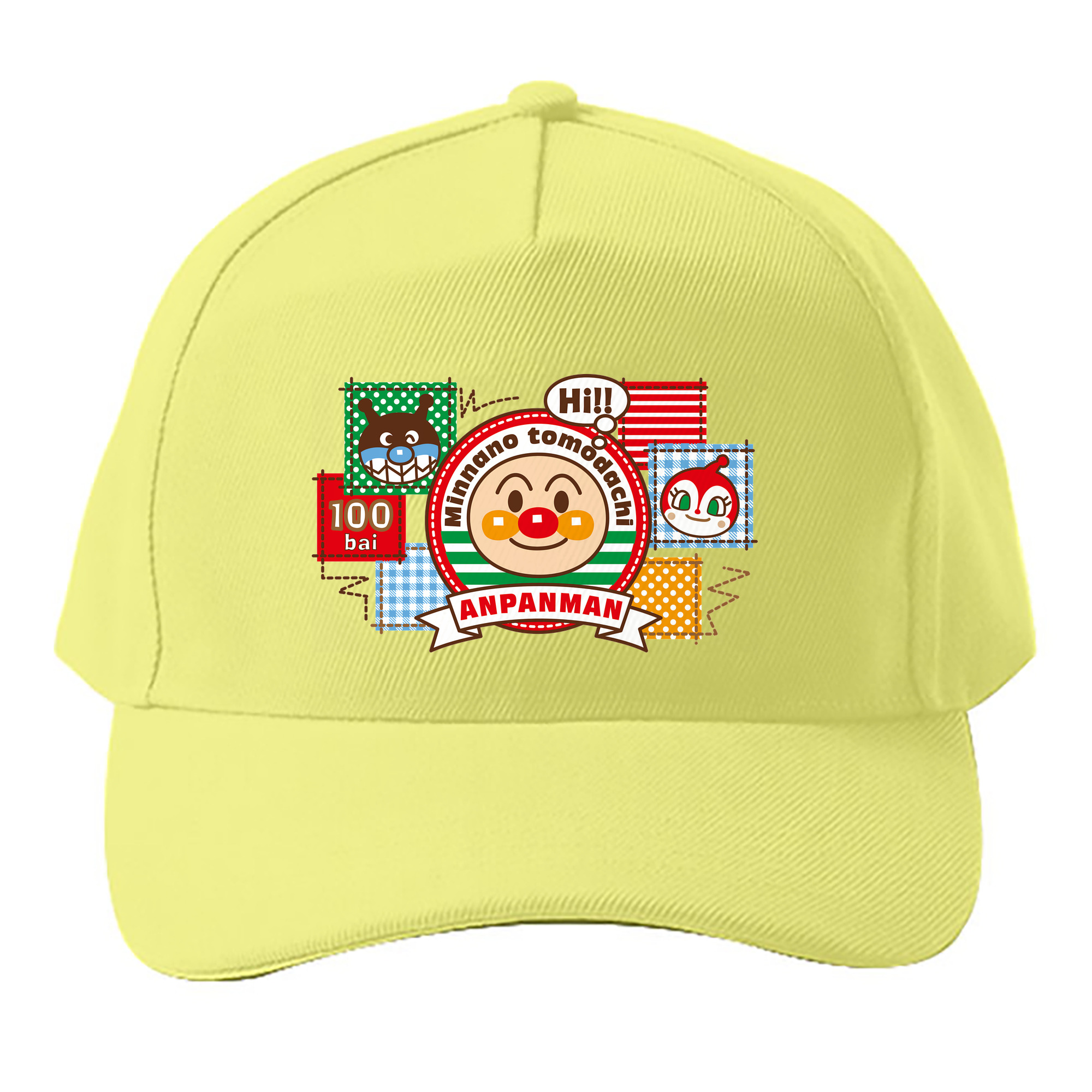 （画像用） アンパンマン Anpanman ベースボールキャップ 綿100％ 男女兼用 帽子 スポーツ