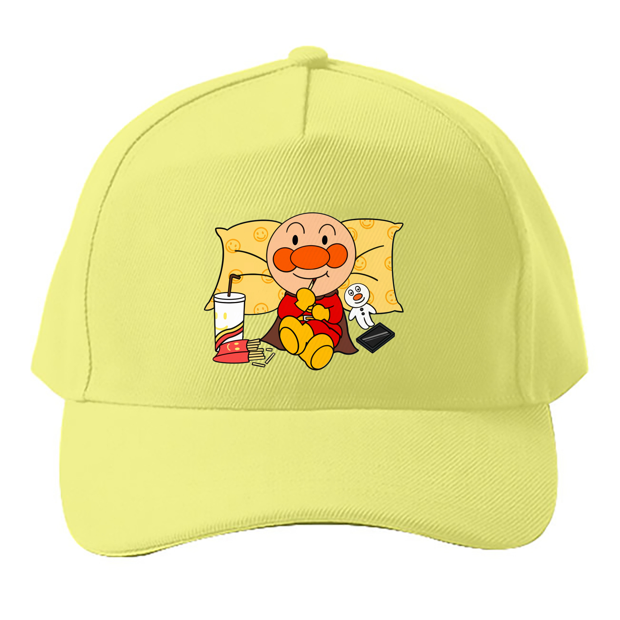 （画像用） アンパンマン Anpanman ベースボールキャップ 綿100％ 男女兼用 帽子 スポーツ